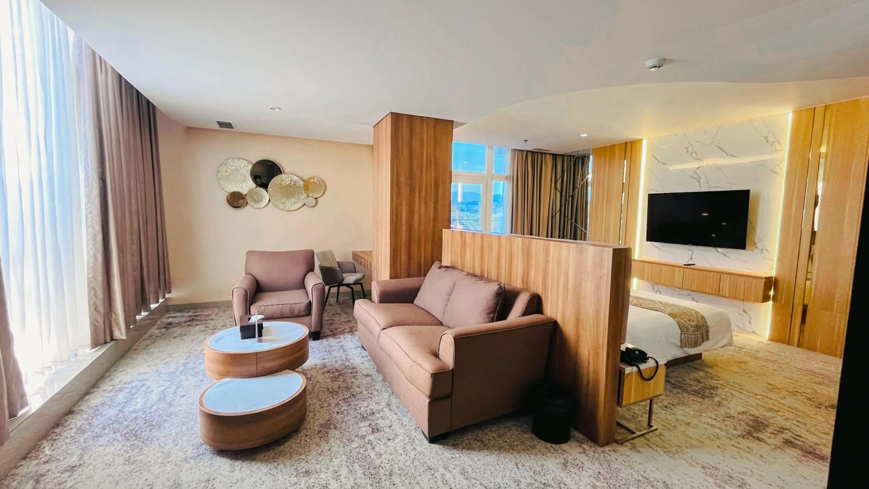 Bed in Grandia Hotel