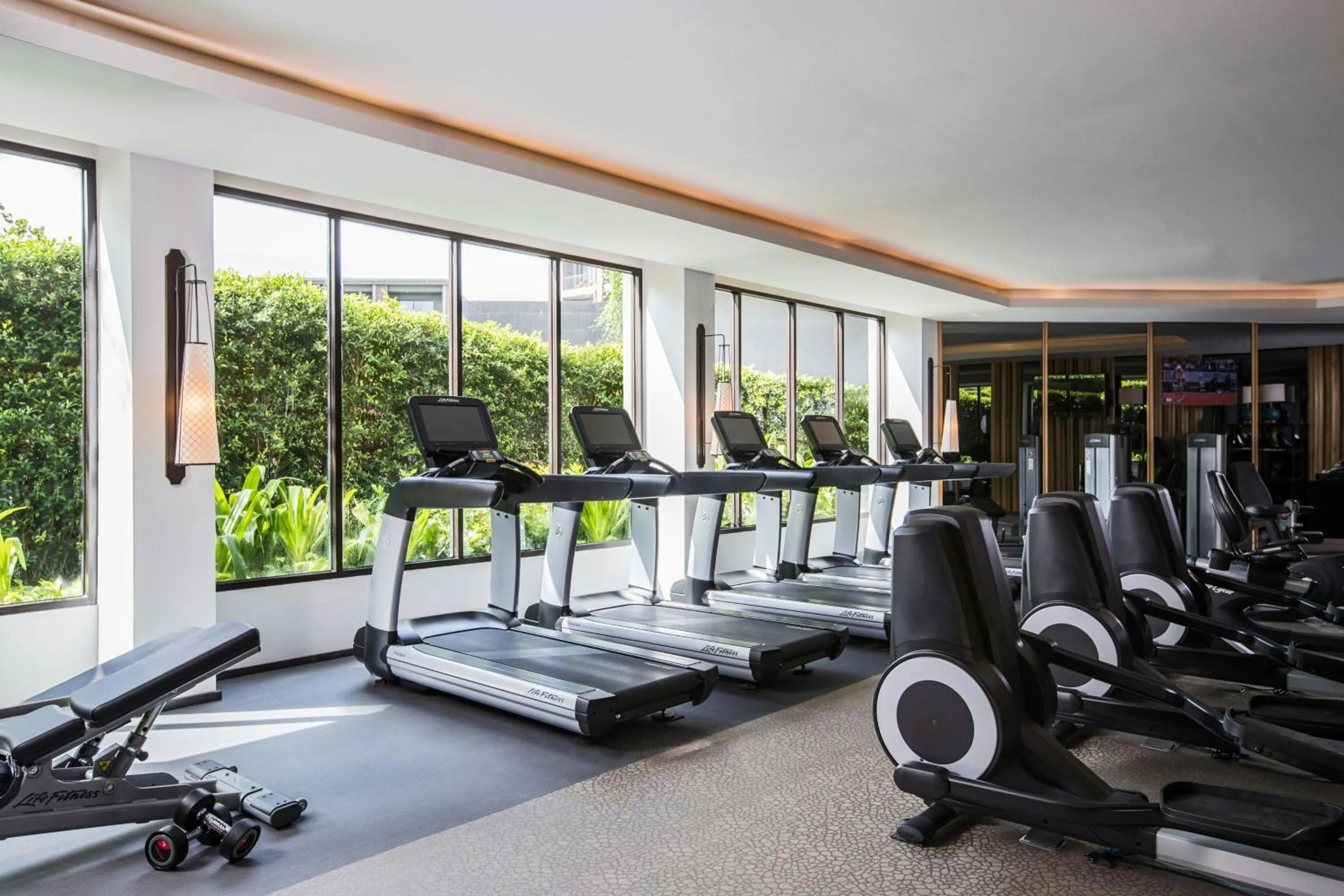 Fitness centre/facilities in Hua Hin Marriott Resort and Spa