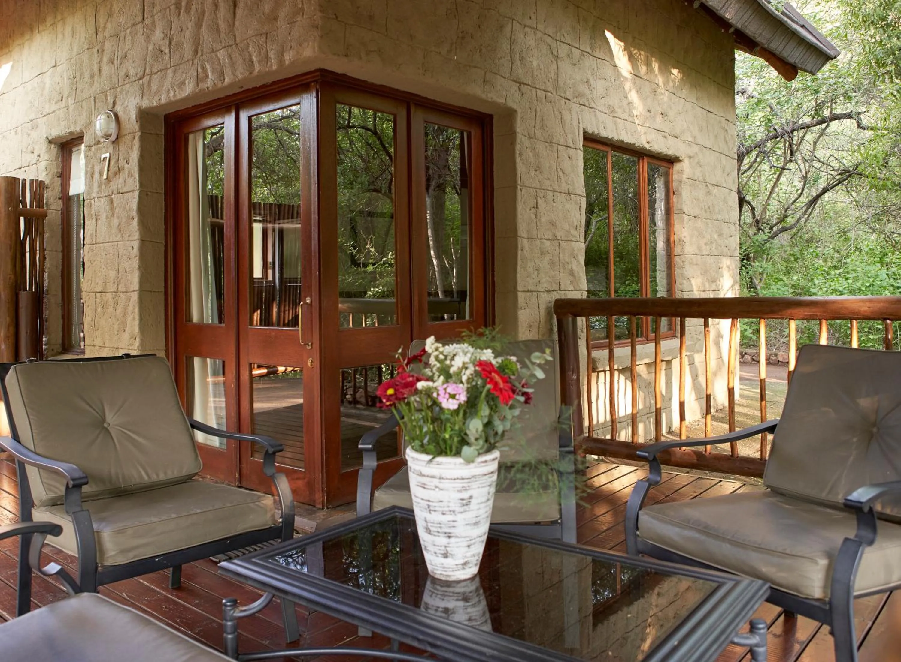 Balcony/Terrace in Grand Kruger Lodge and Spa