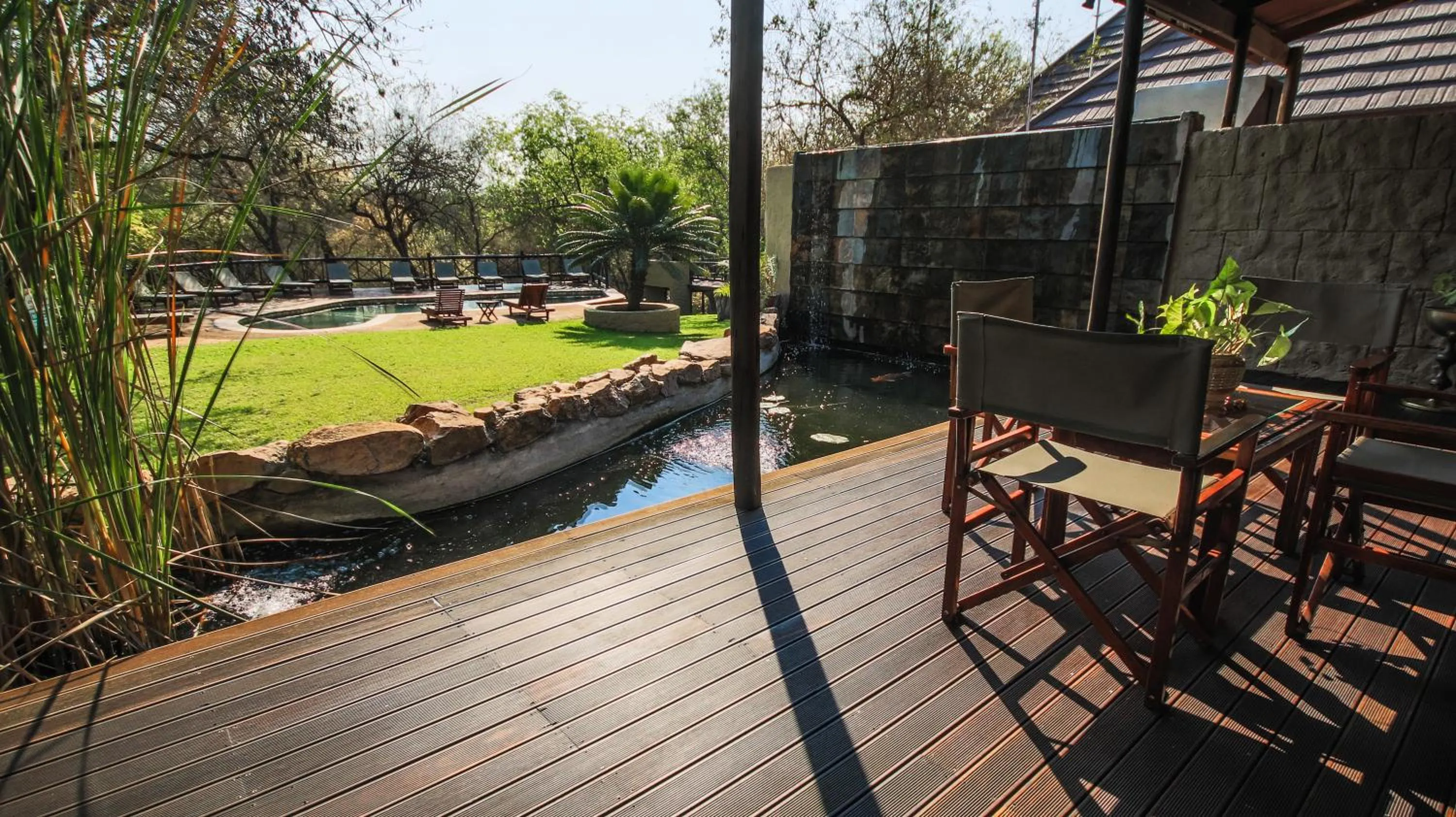 Garden in Grand Kruger Lodge and Spa