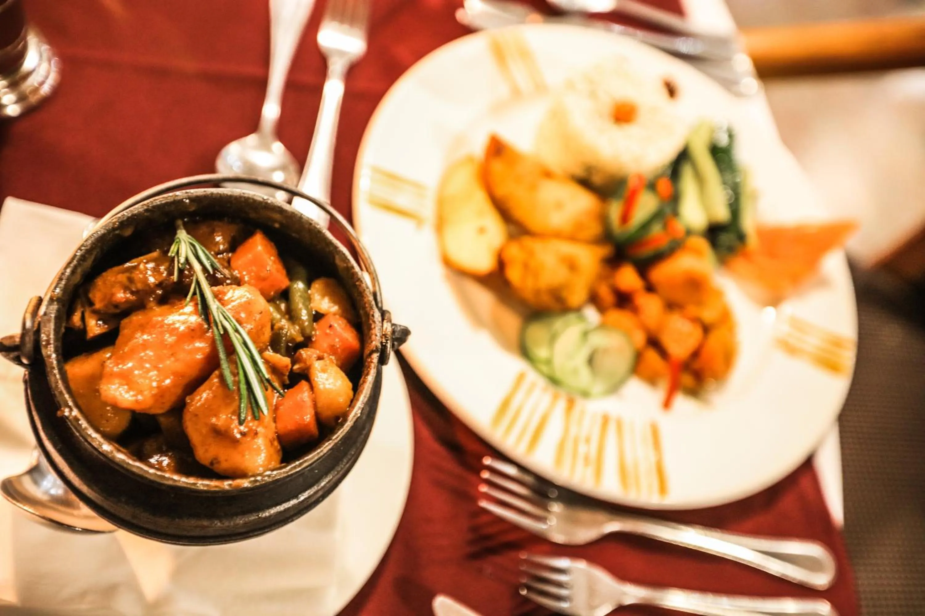 Food close-up in Grand Kruger Lodge and Spa