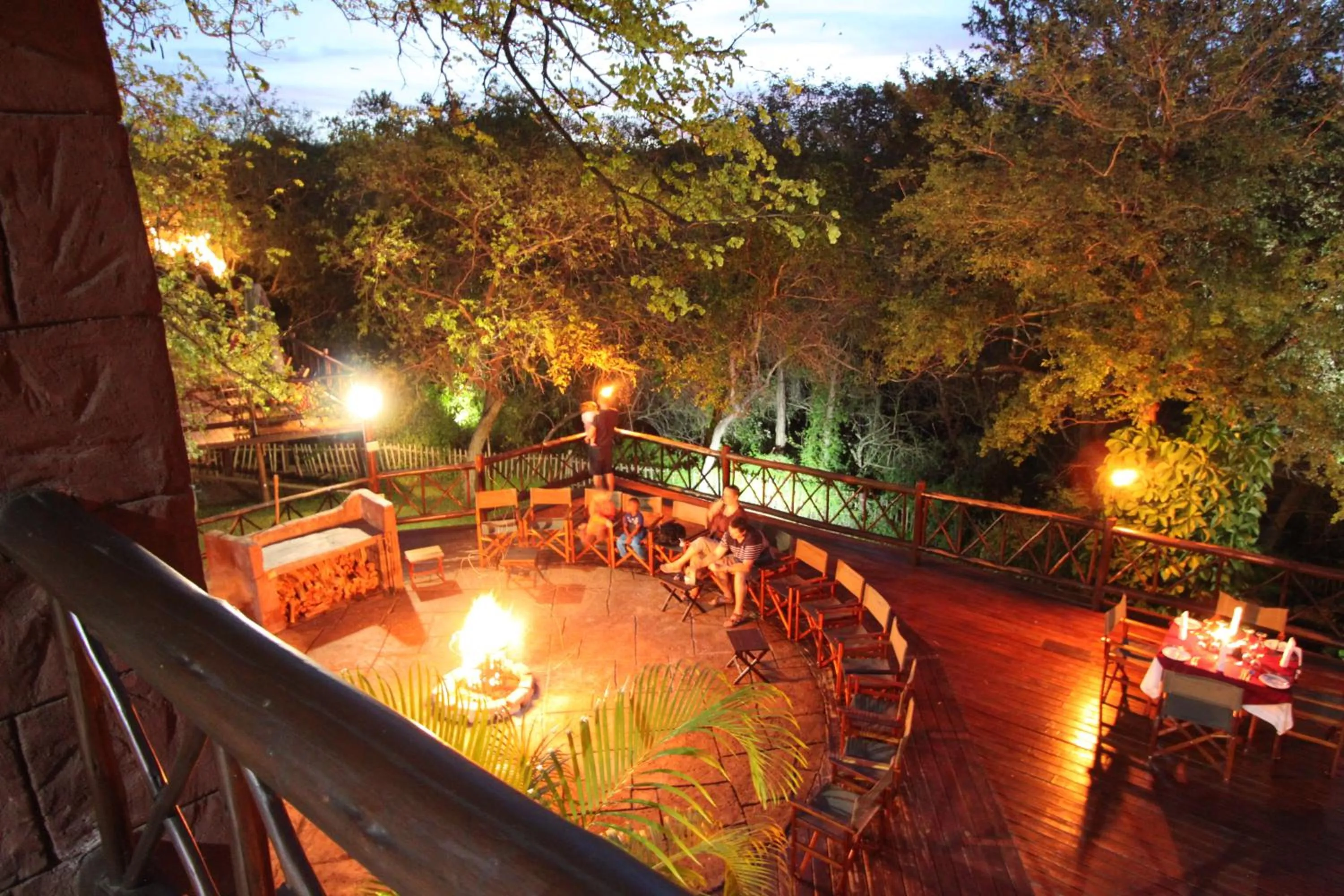 Balcony/Terrace in Grand Kruger Lodge and Spa