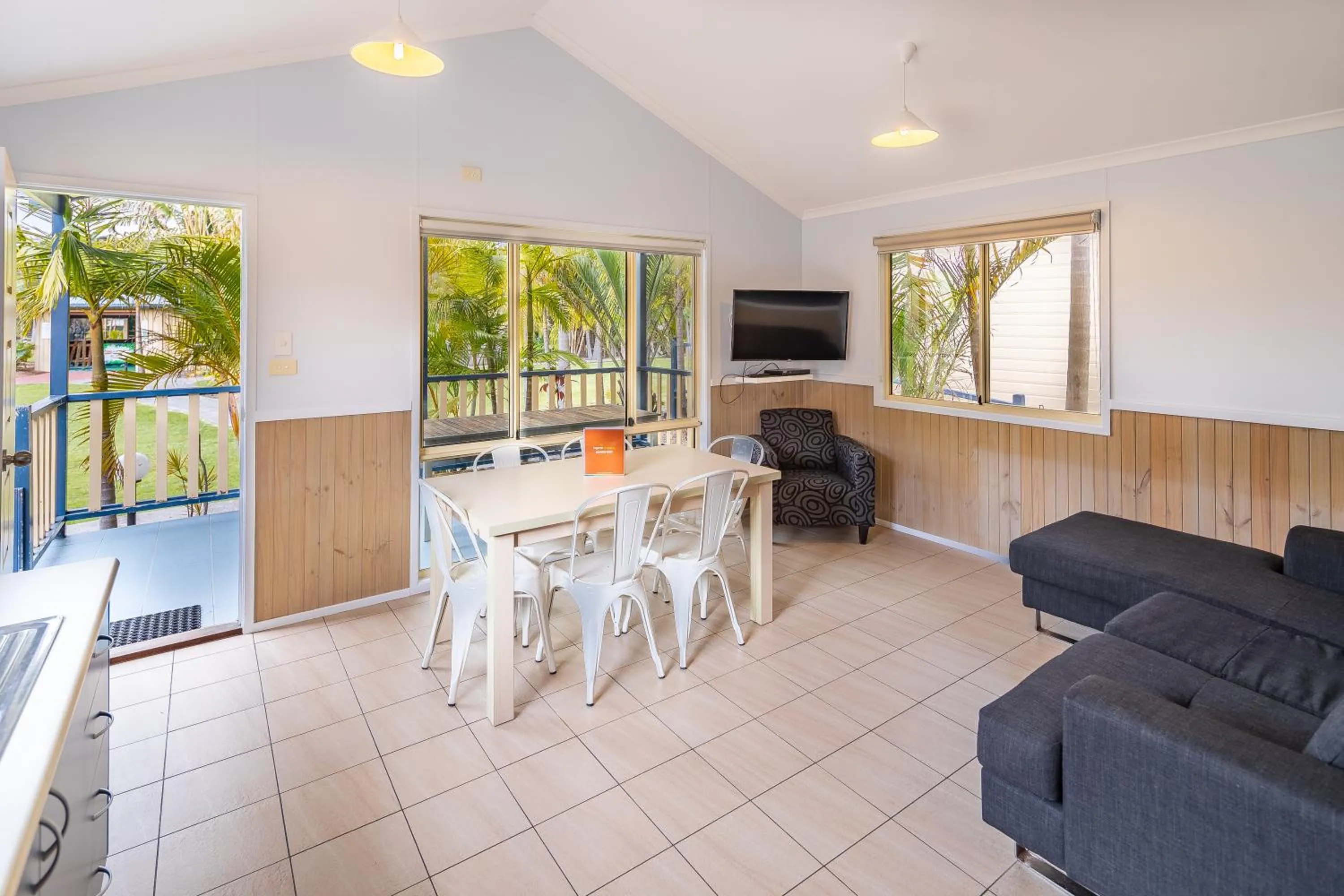 Living room in Ingenia Holidays Soldiers Point