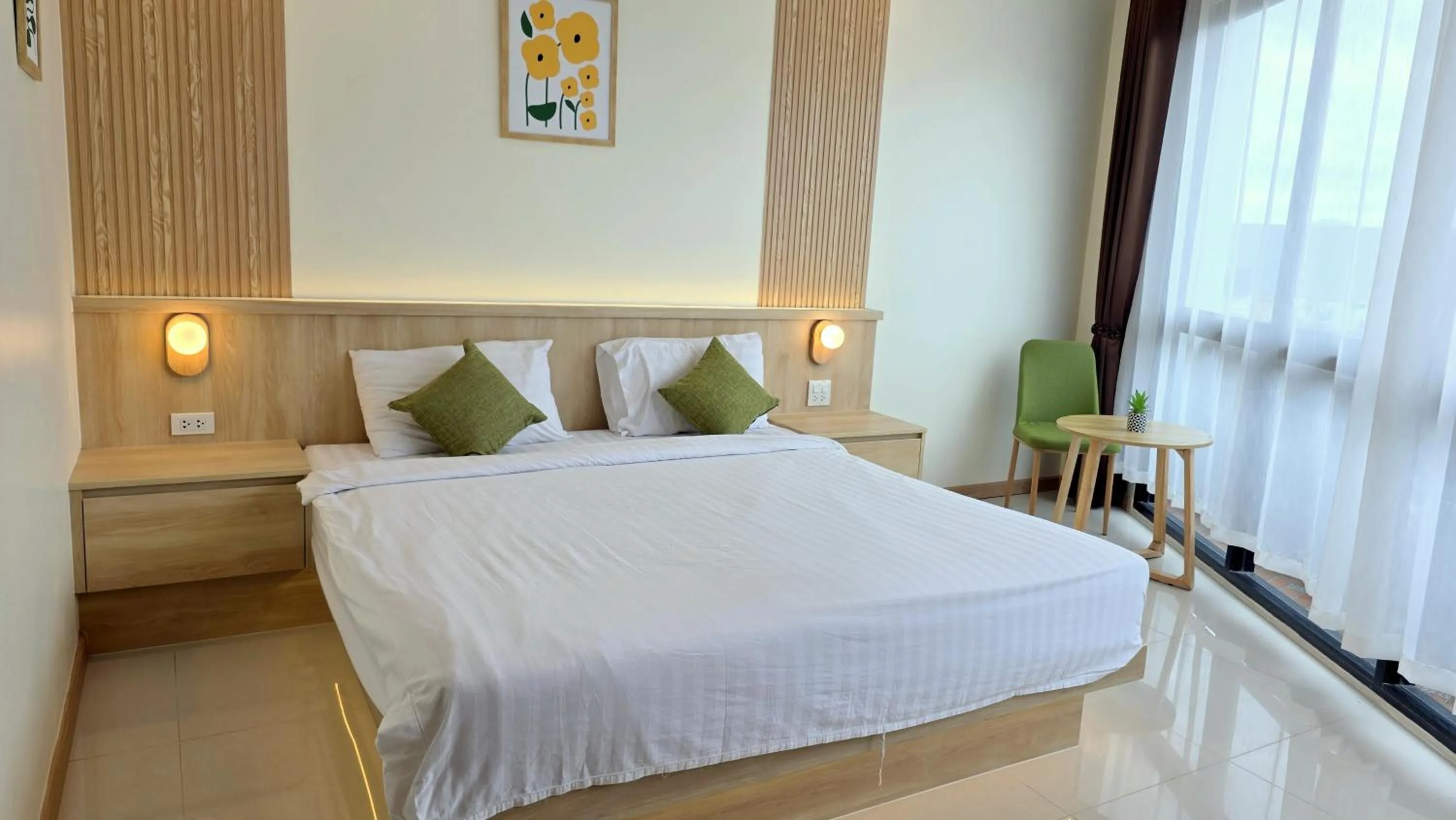 Bed in Samed Port View