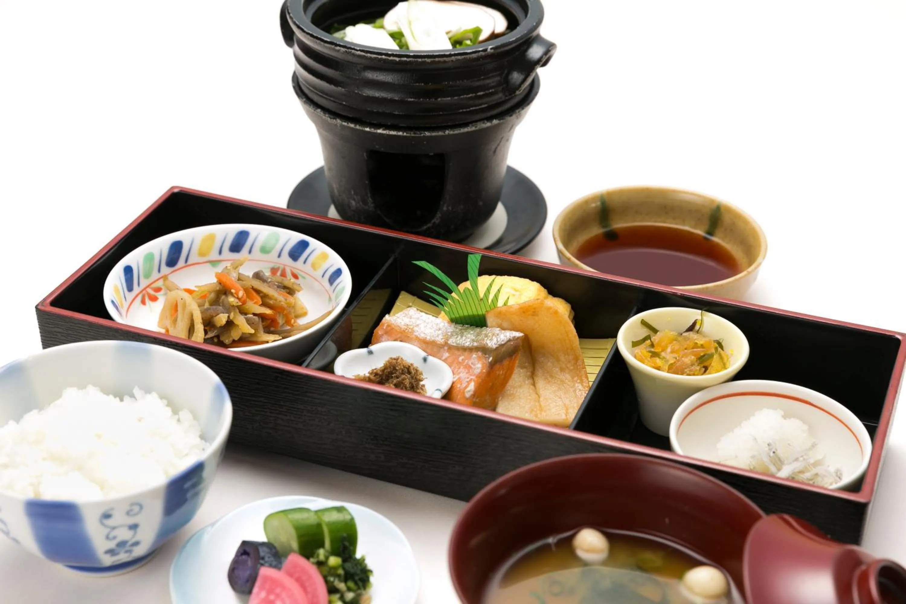 Asian breakfast in Hotel Sunshine Tokushima