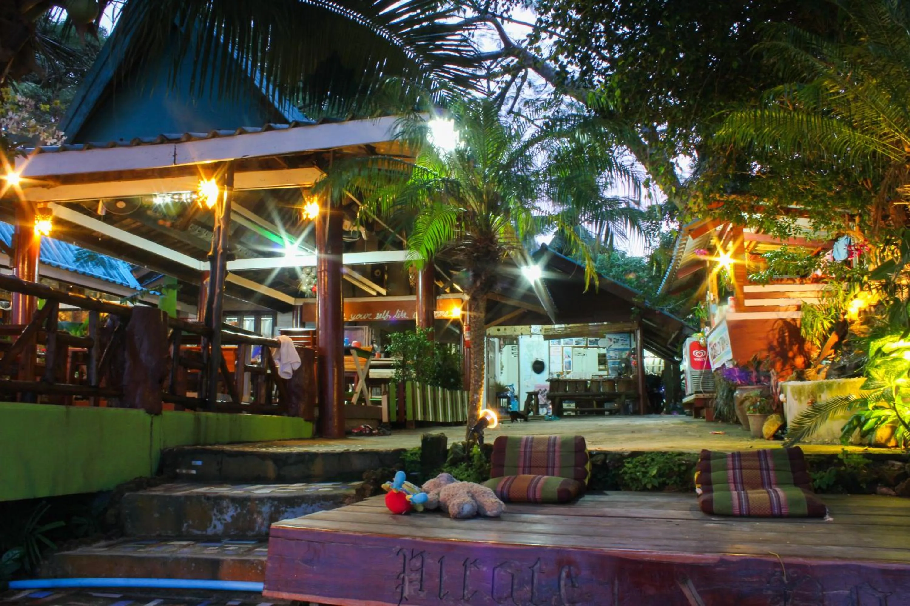 Patio in Koh Mook Garden Beach Resort