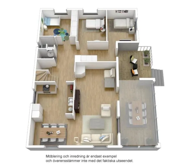 Photo of the whole room in Landvetter BnB