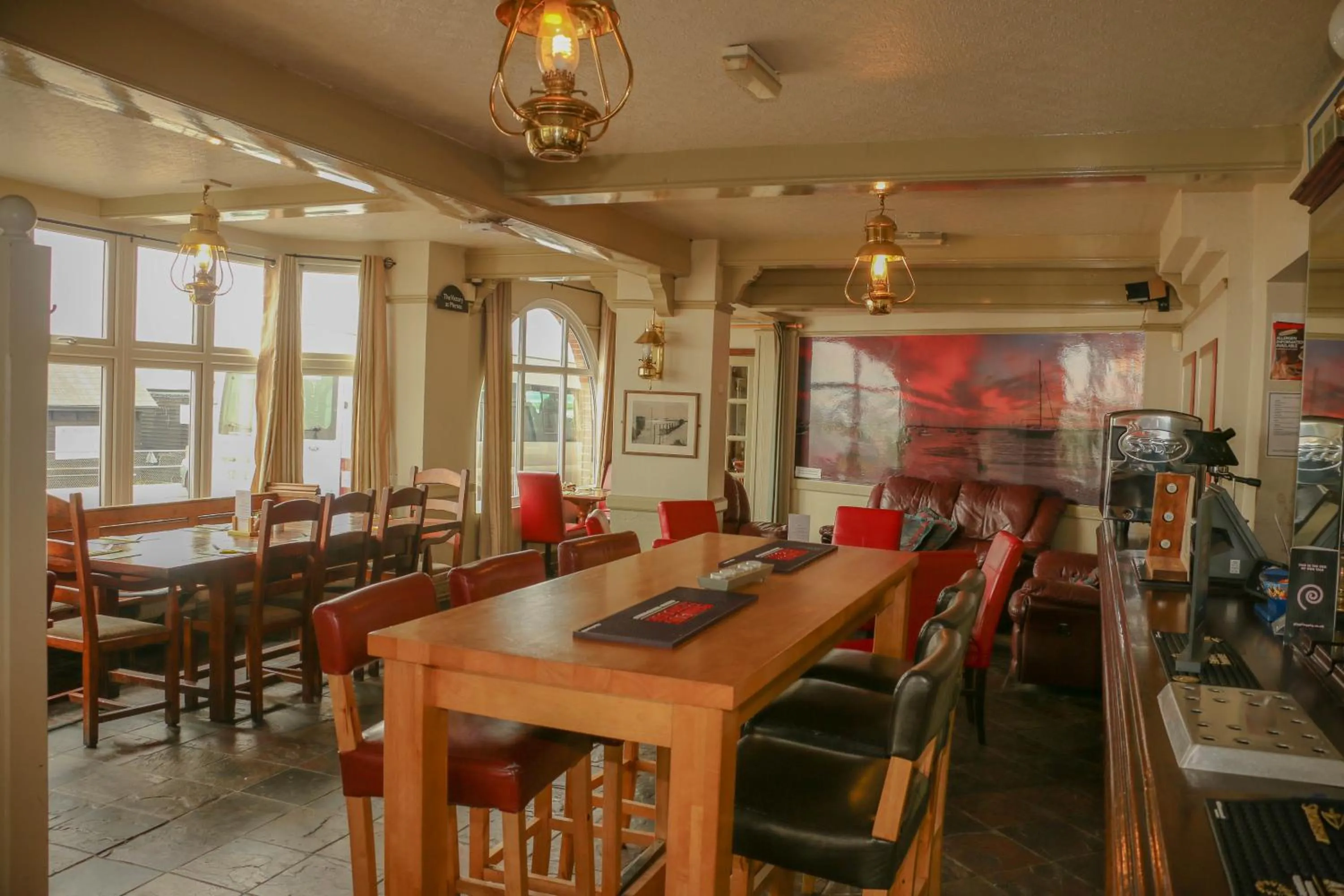 Restaurant/places to eat in The Victory at Mersea