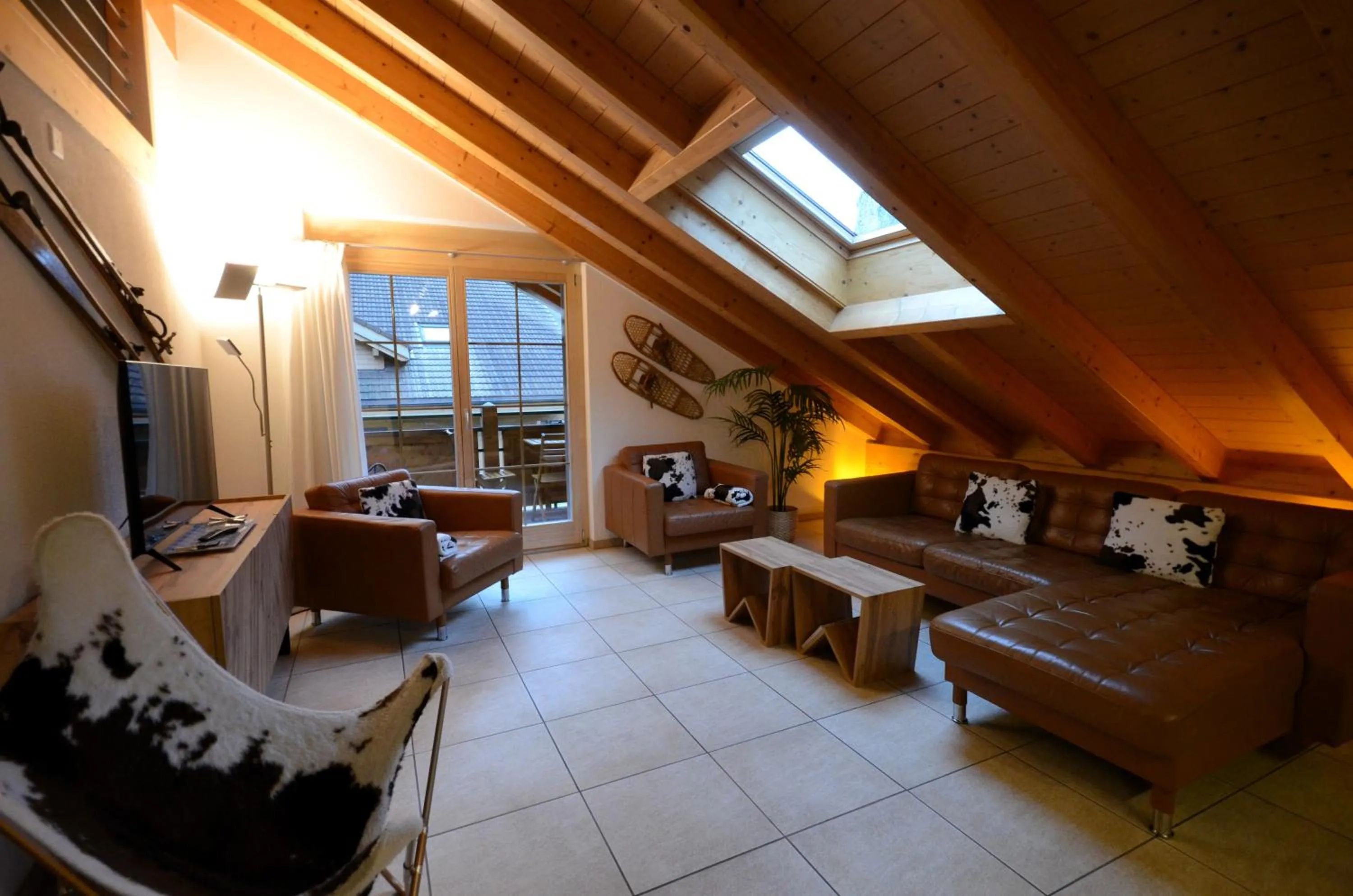 Living room in Luxury Penthouse Apartment
