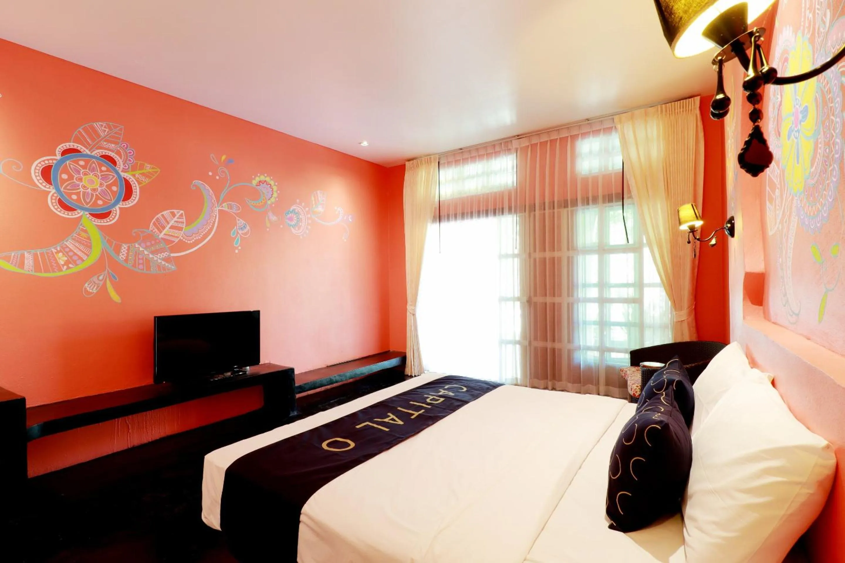 Bedroom, Bed in Capital O 469 At Nata Chiangmai Chic View