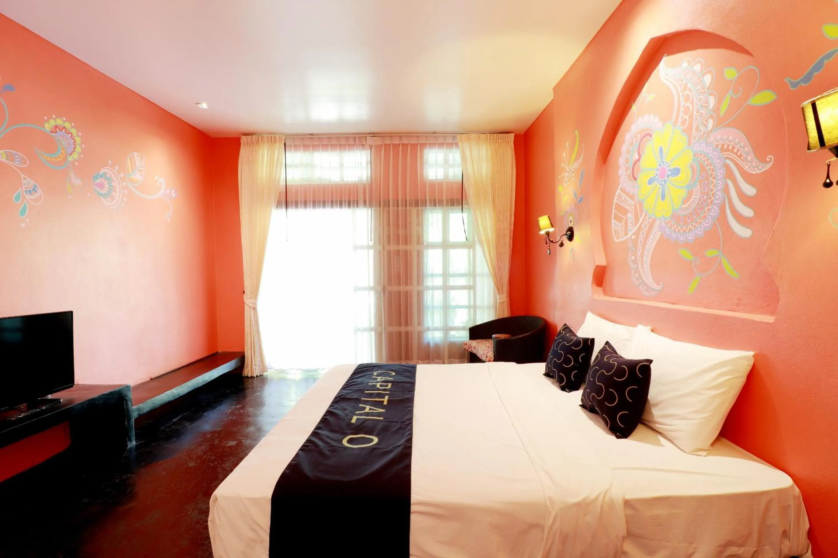 Bedroom, Bed in Capital O 469 At Nata Chiangmai Chic View