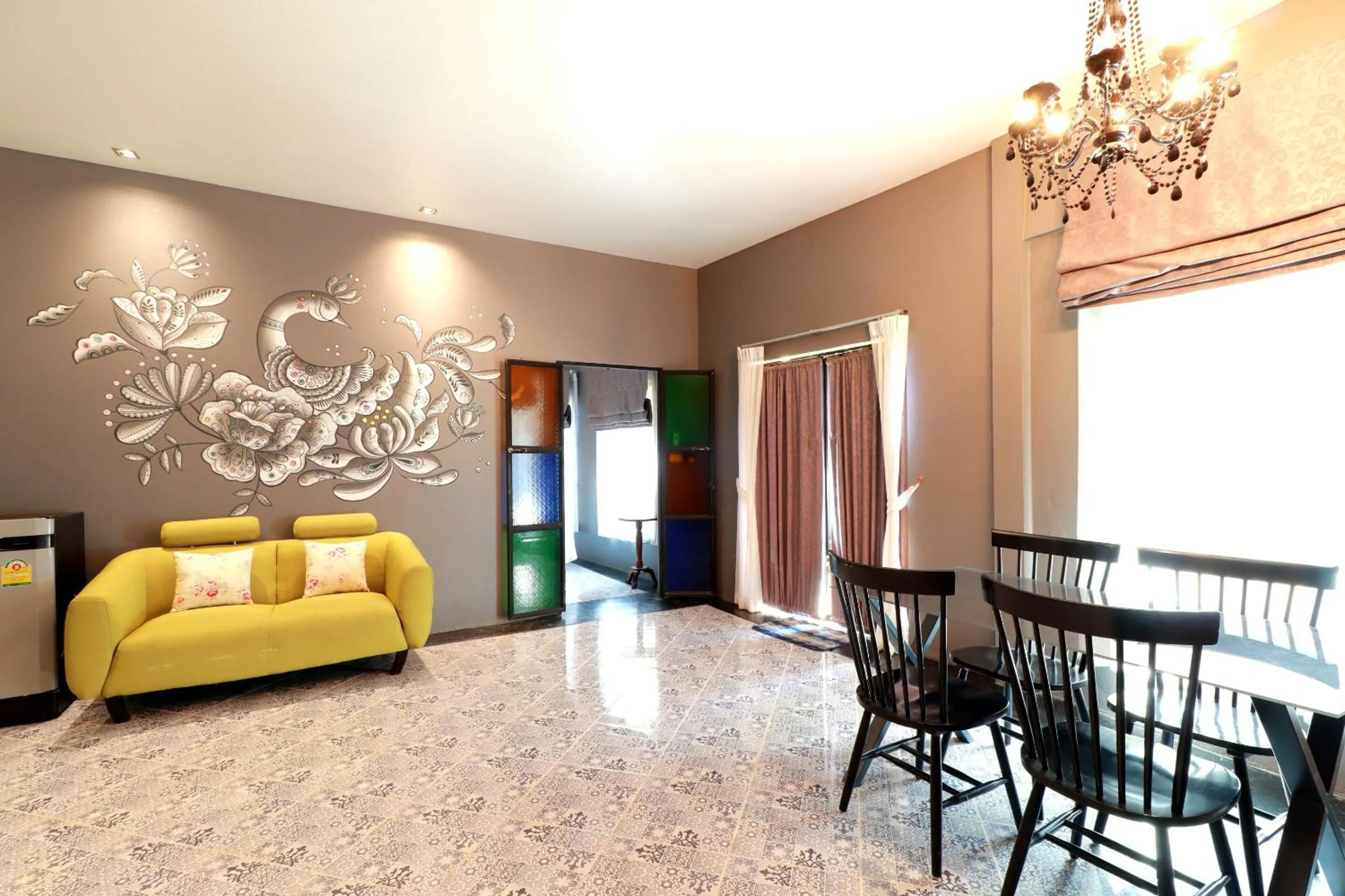 Living room in Capital O 469 At Nata Chiangmai Chic View