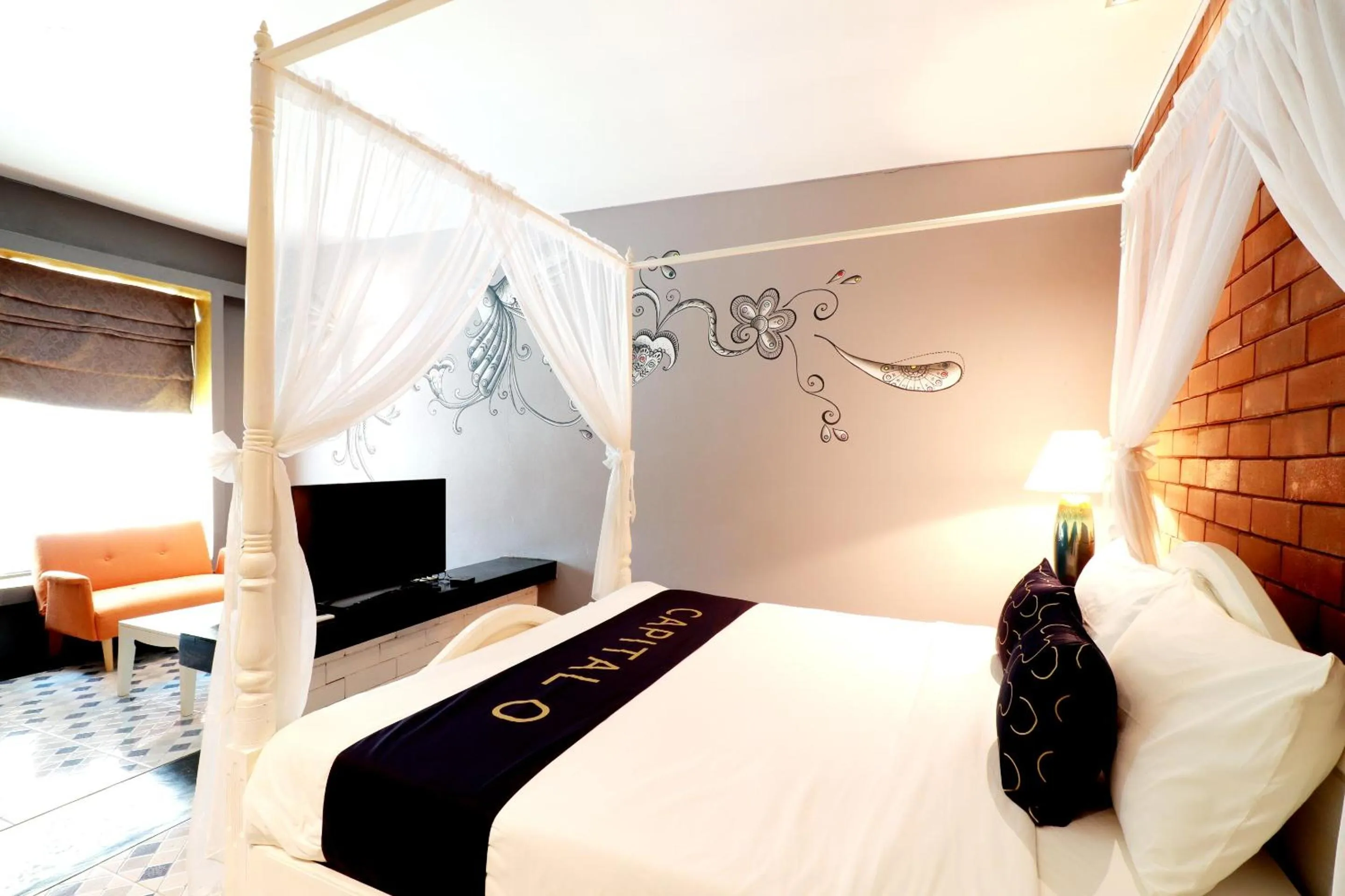 Bedroom, Bed in Capital O 469 At Nata Chiangmai Chic View