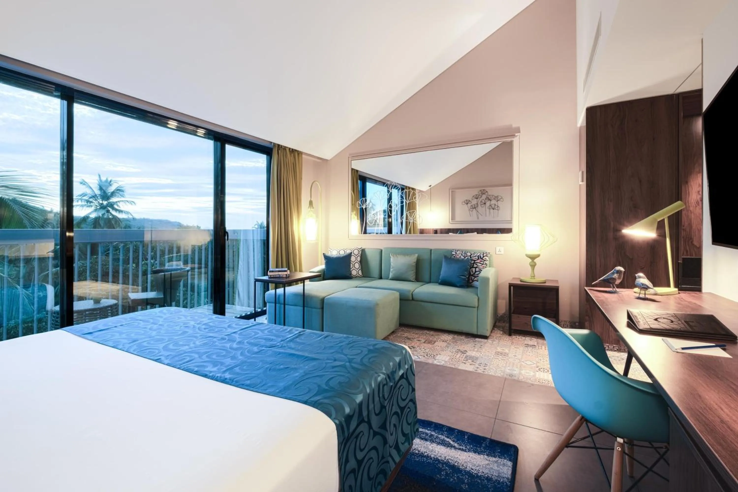 Bedroom, Bed in Hyatt Centric Candolim Goa