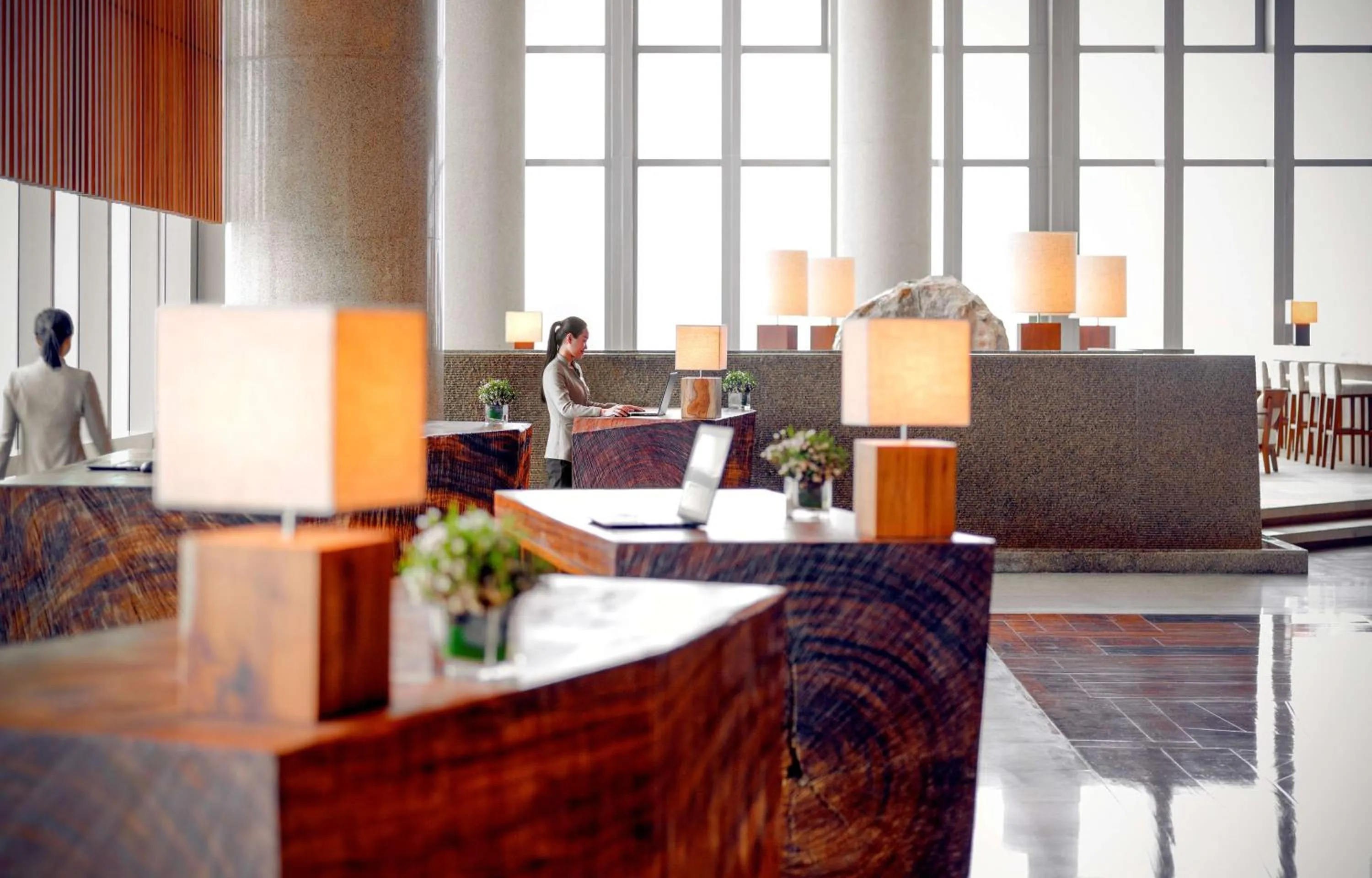 Lobby or reception in Park Hyatt Guangzhou