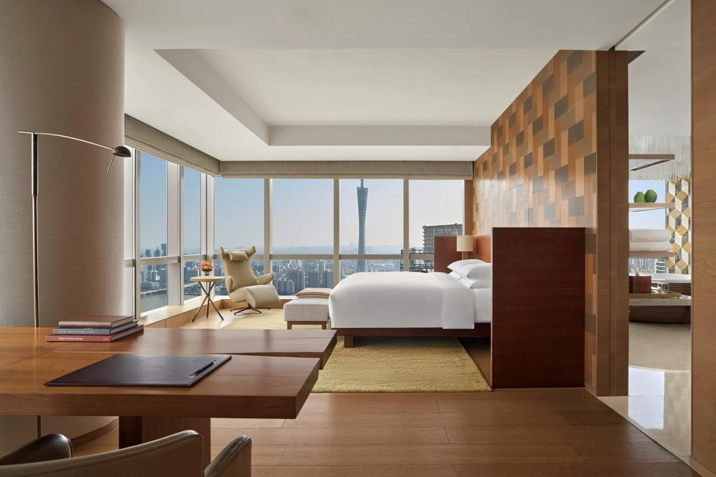 Bedroom, Bed in Park Hyatt Guangzhou