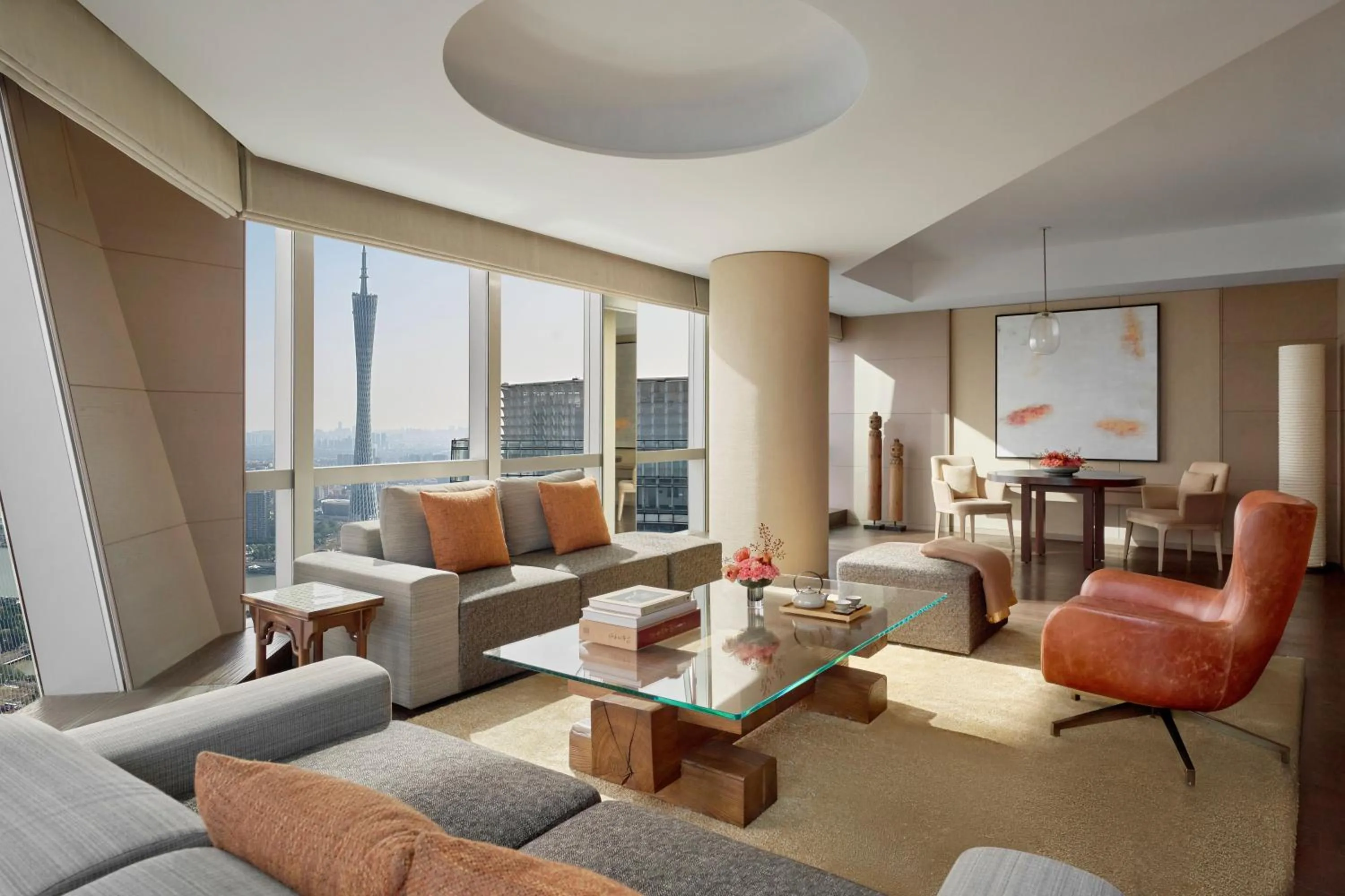 Living room in Park Hyatt Guangzhou
