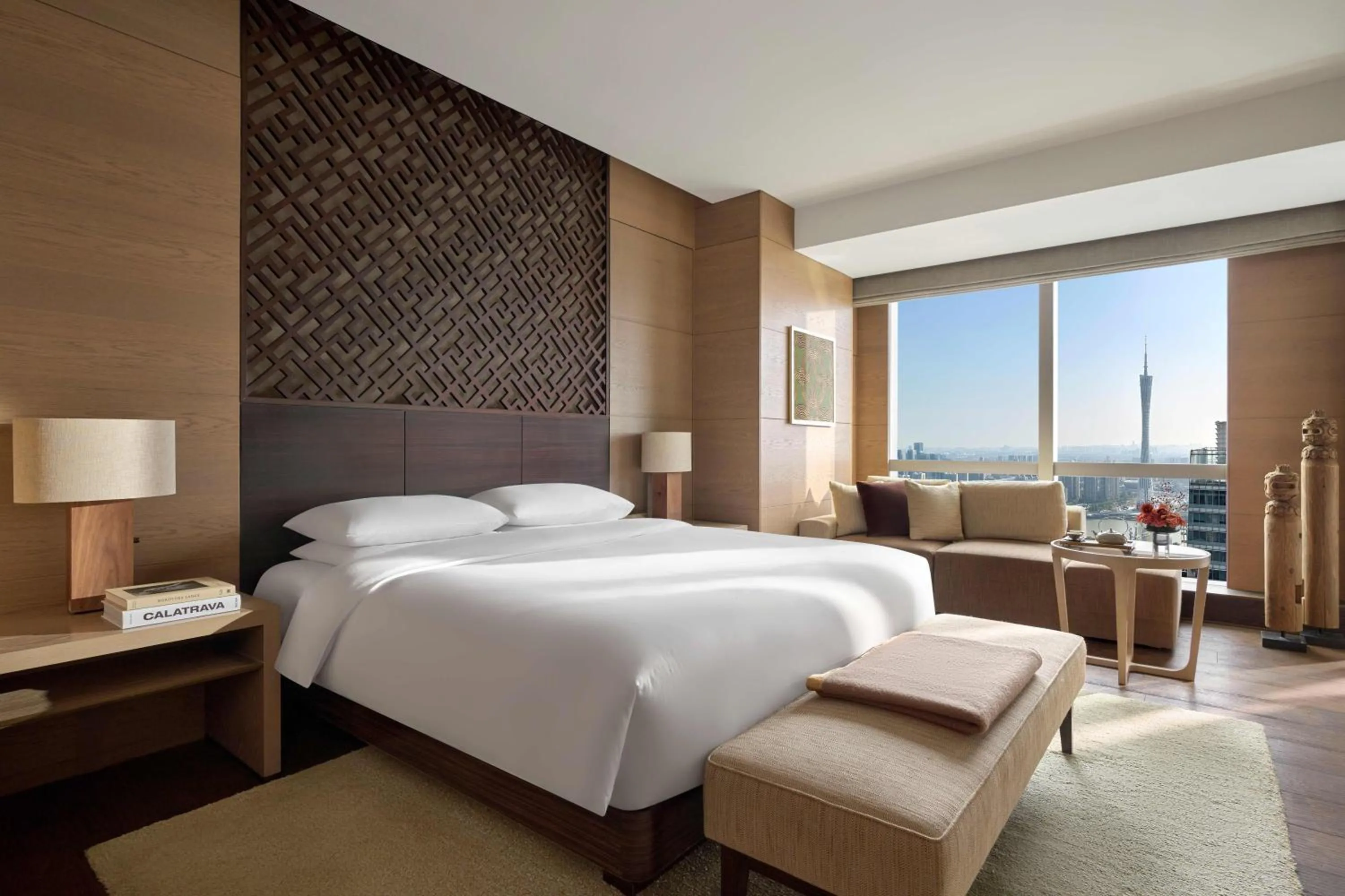 Bedroom, Bed in Park Hyatt Guangzhou
