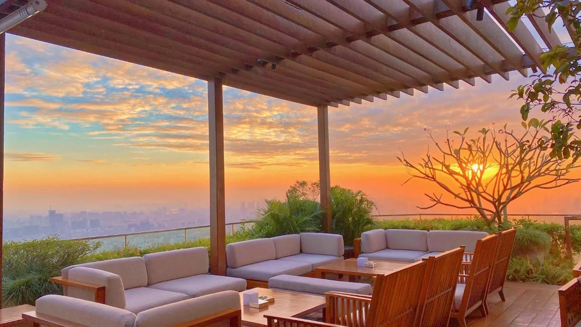 Sunset in Park Hyatt Guangzhou