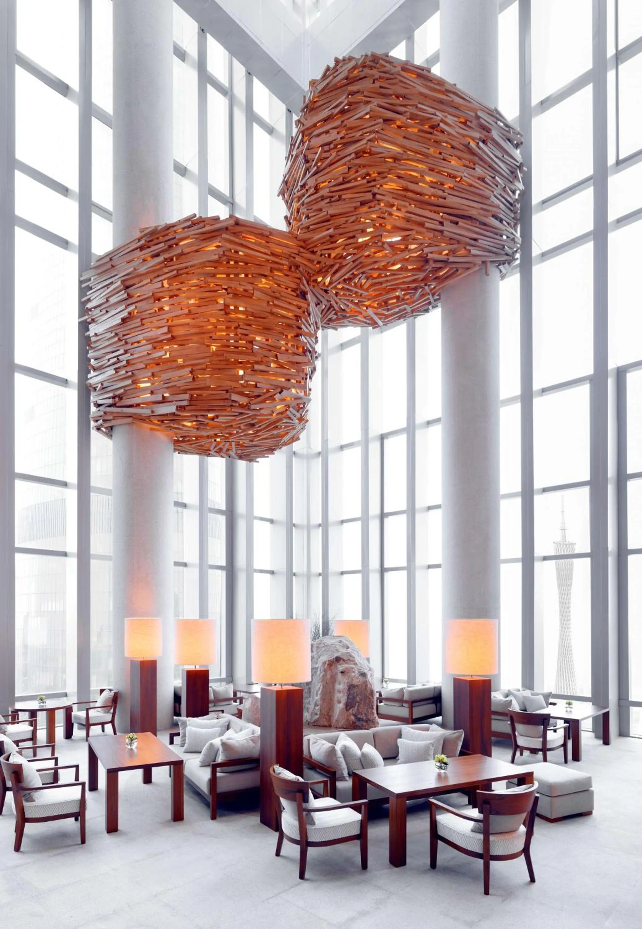 Lounge or bar in Park Hyatt Guangzhou