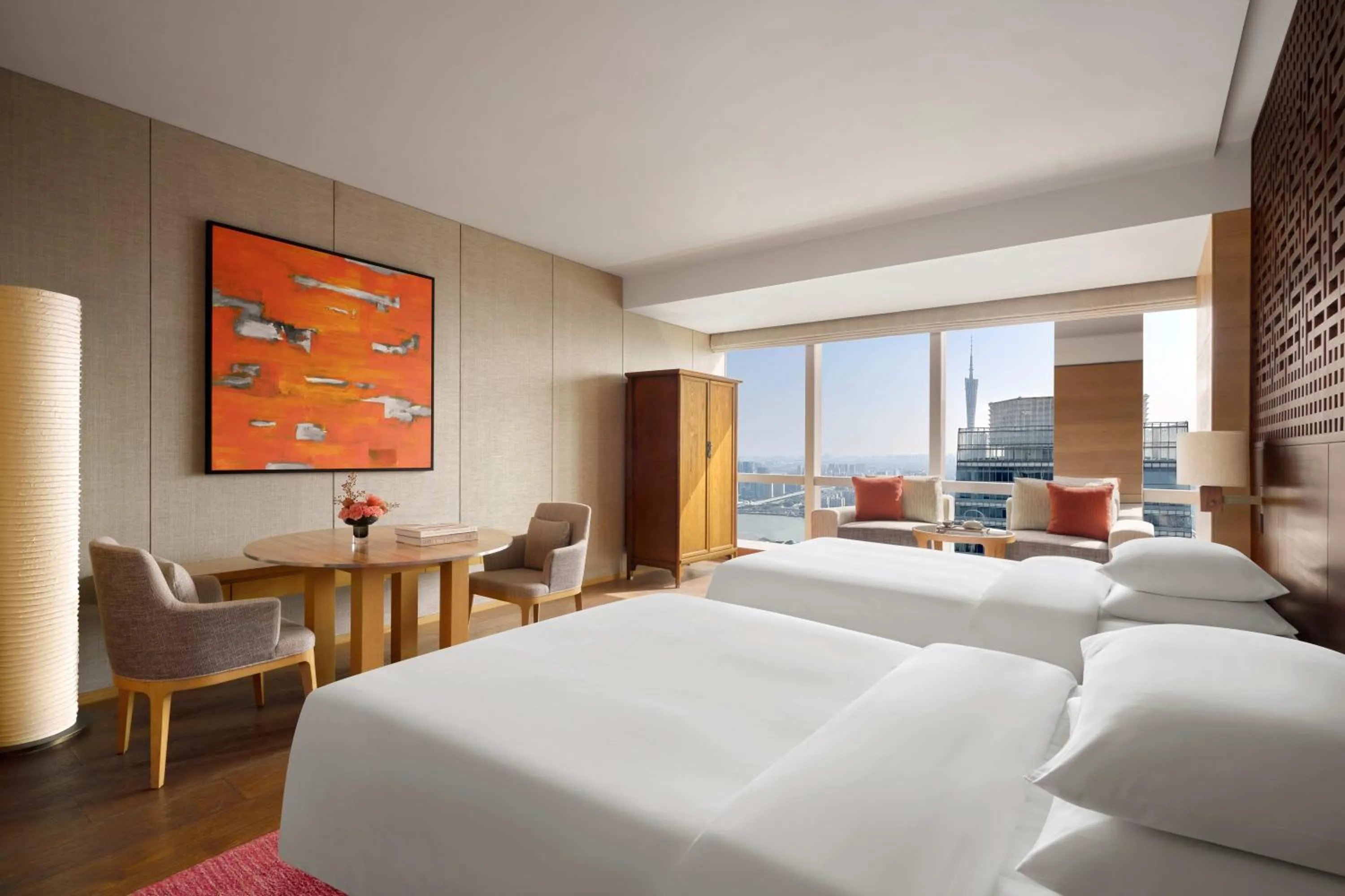 Photo of the whole room, Bed in Park Hyatt Guangzhou