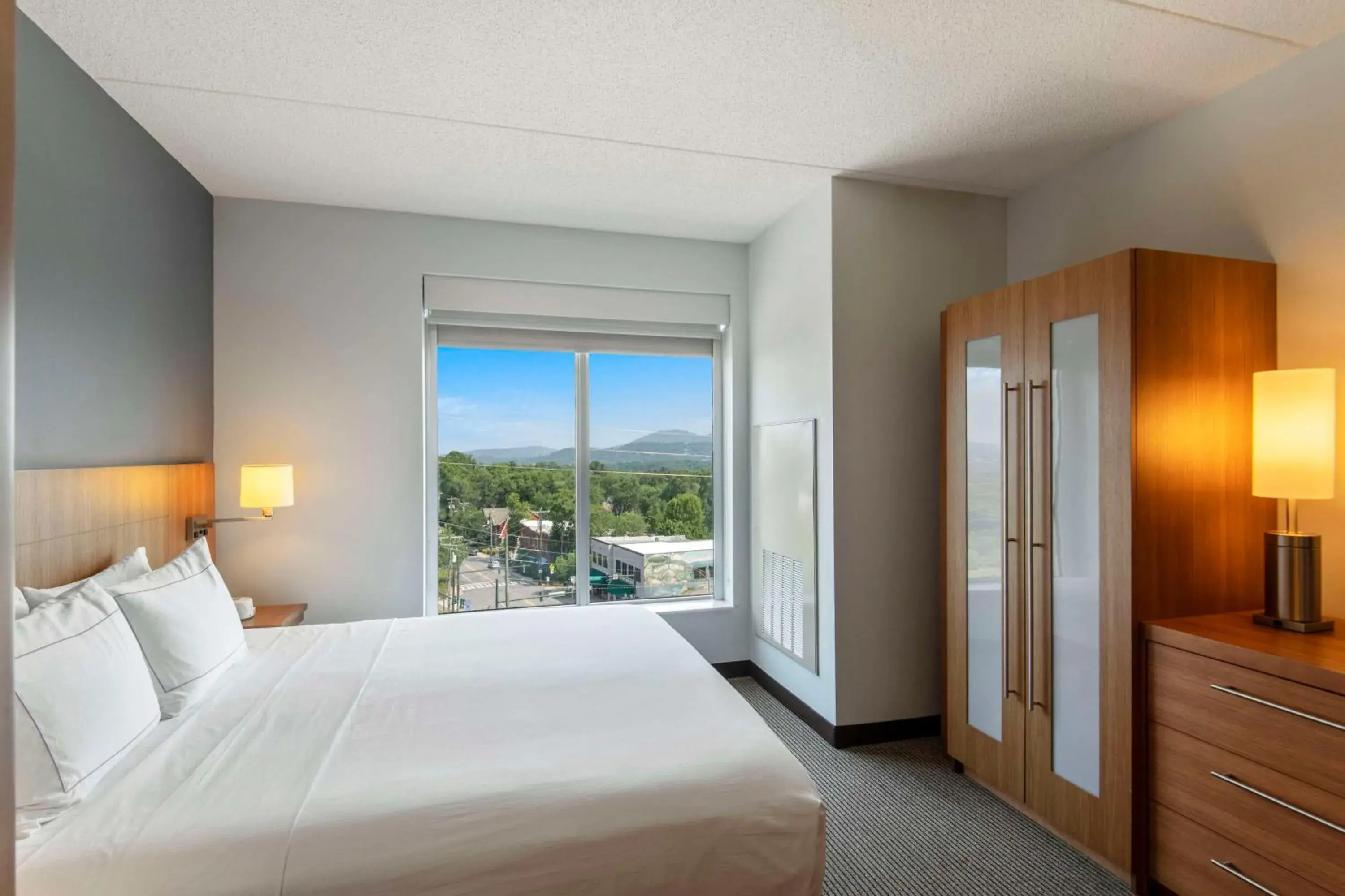 King Room with Mountain View in DoubleTree by Hilton Asheville Downtown King Room with Mountain View in DoubleTree by Hilton Asheville Downtown