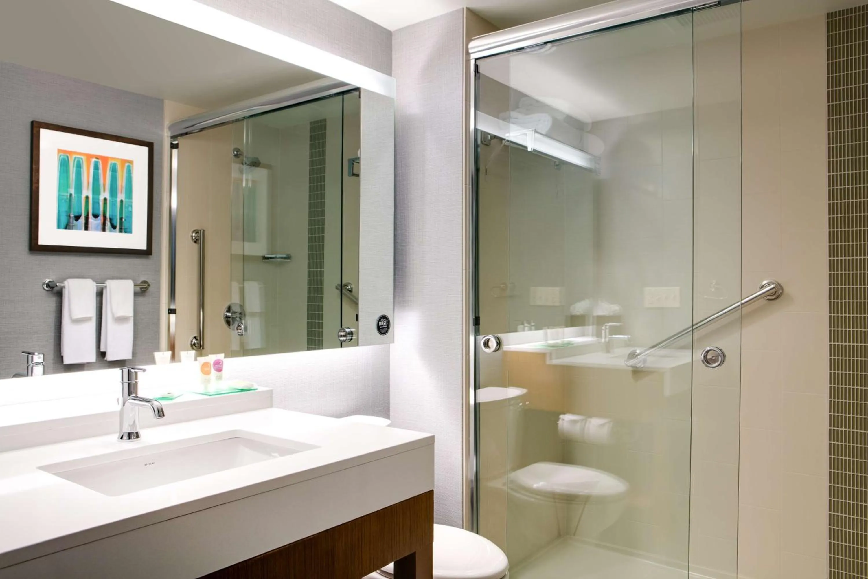 Bathroom in Hyatt Place Kansas City Lenexa City Center