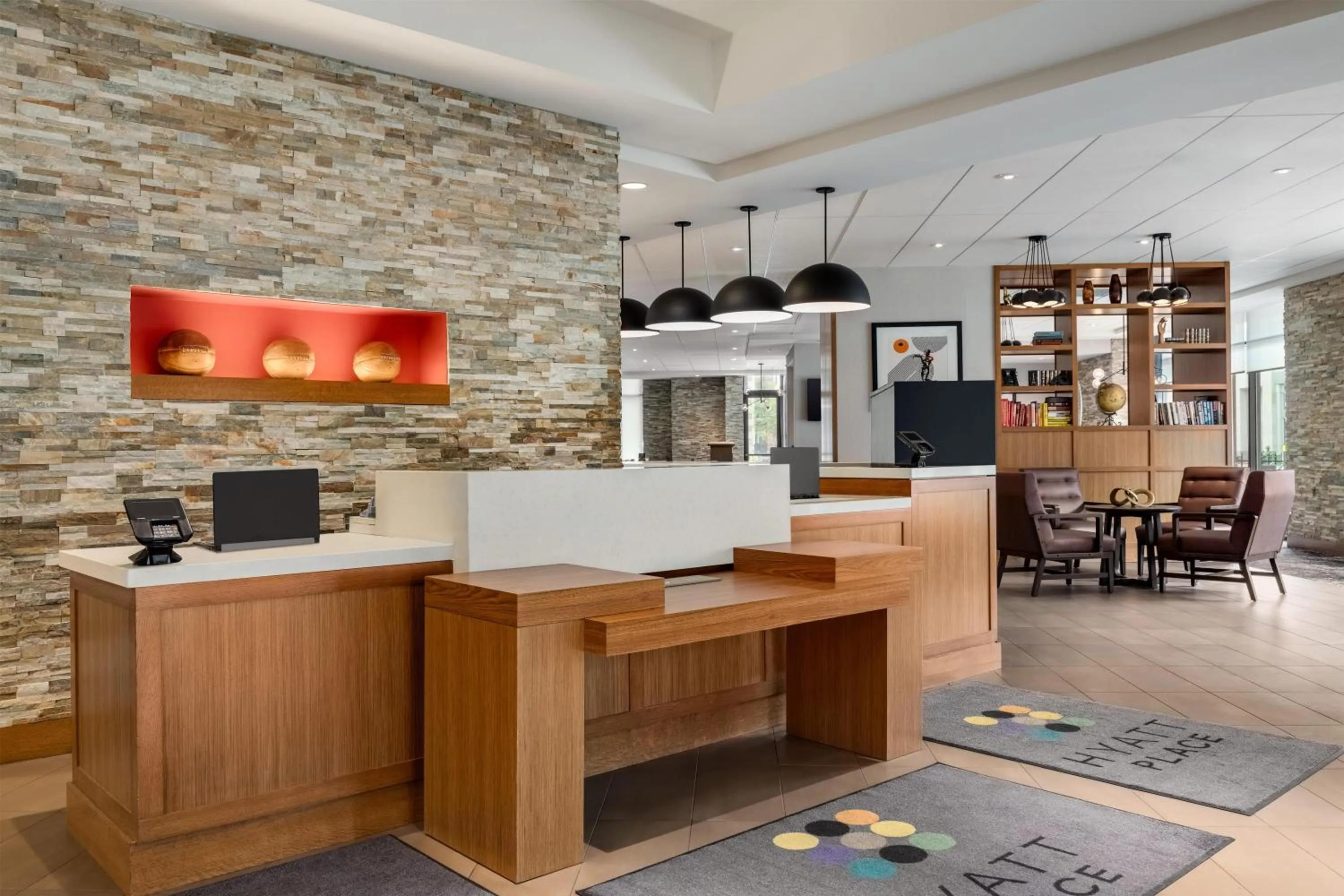 Lobby or reception in Hyatt Place Bloomington Indiana