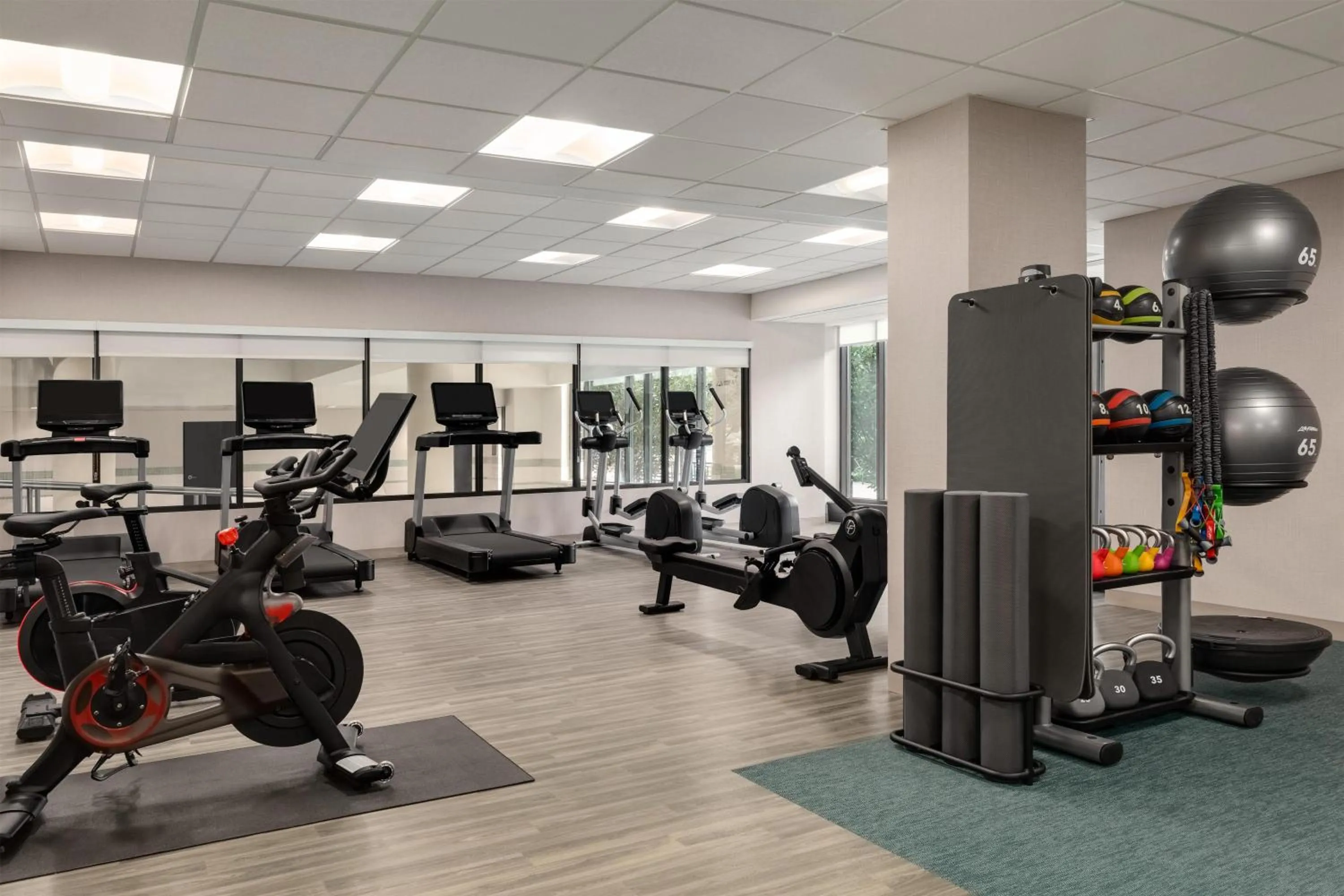 Fitness centre/facilities in Hyatt Place Bloomington Indiana