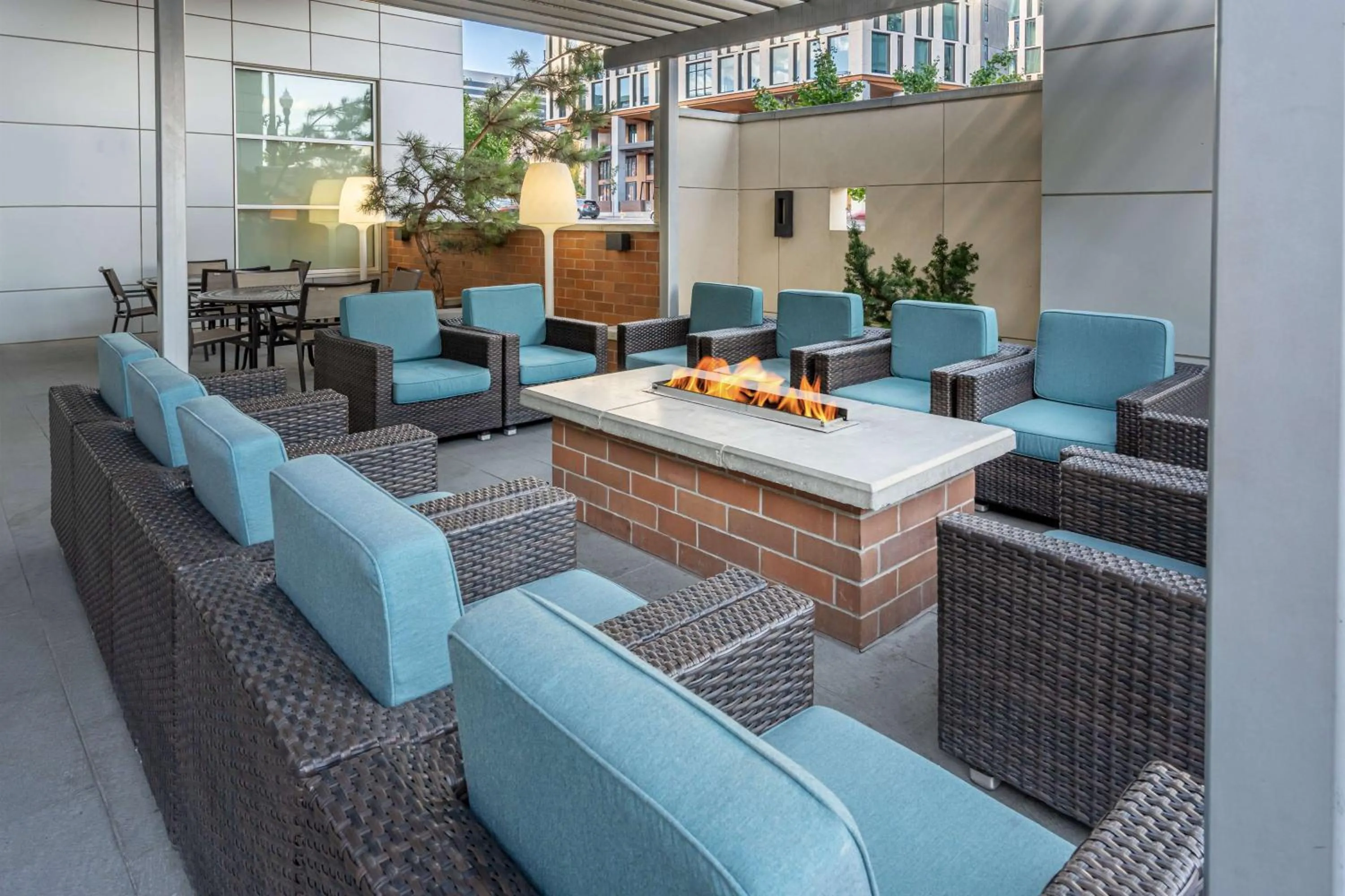 Patio in Hyatt House Salt Lake City Downtown
