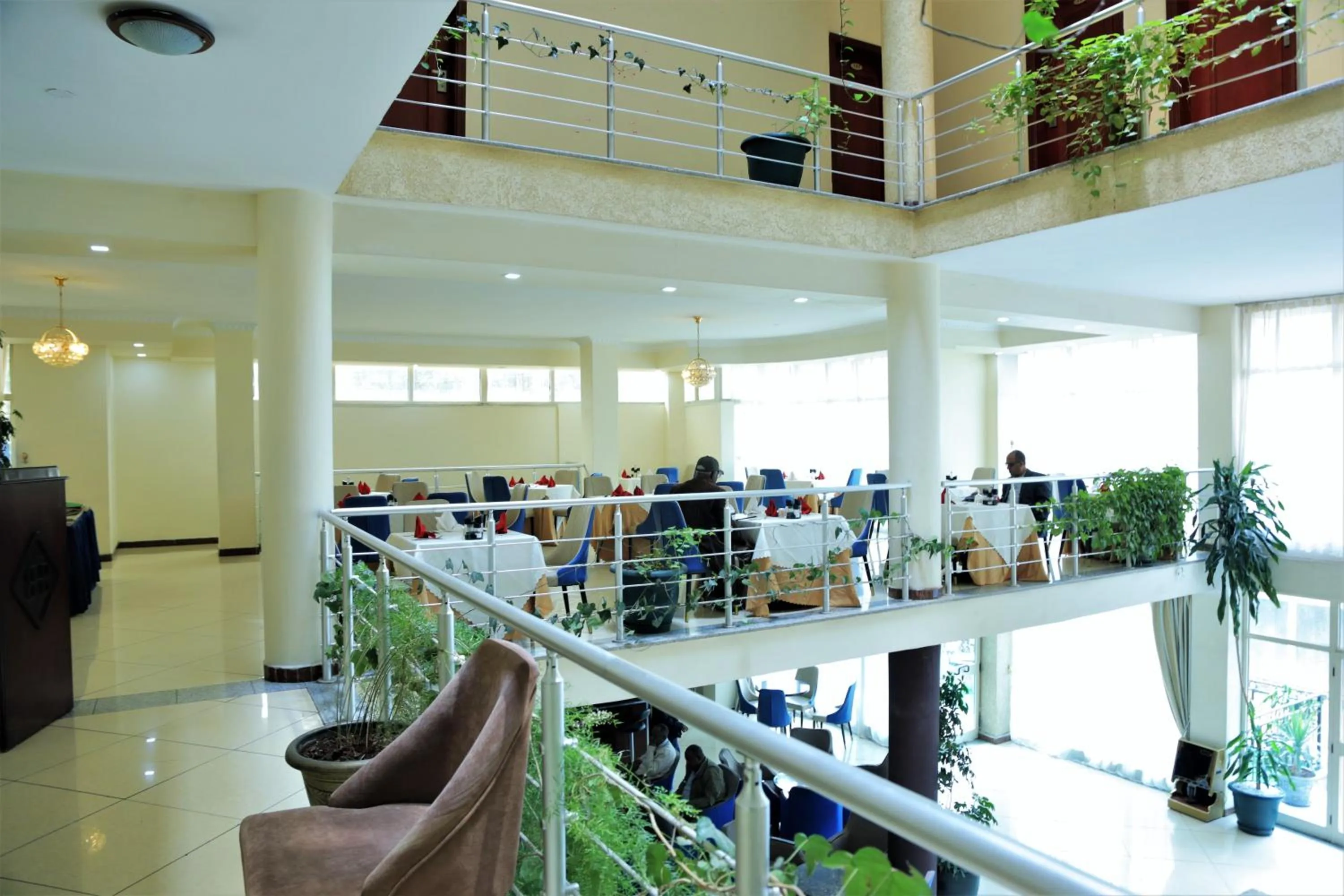 Restaurant/places to eat in Blue Birds International Hotel