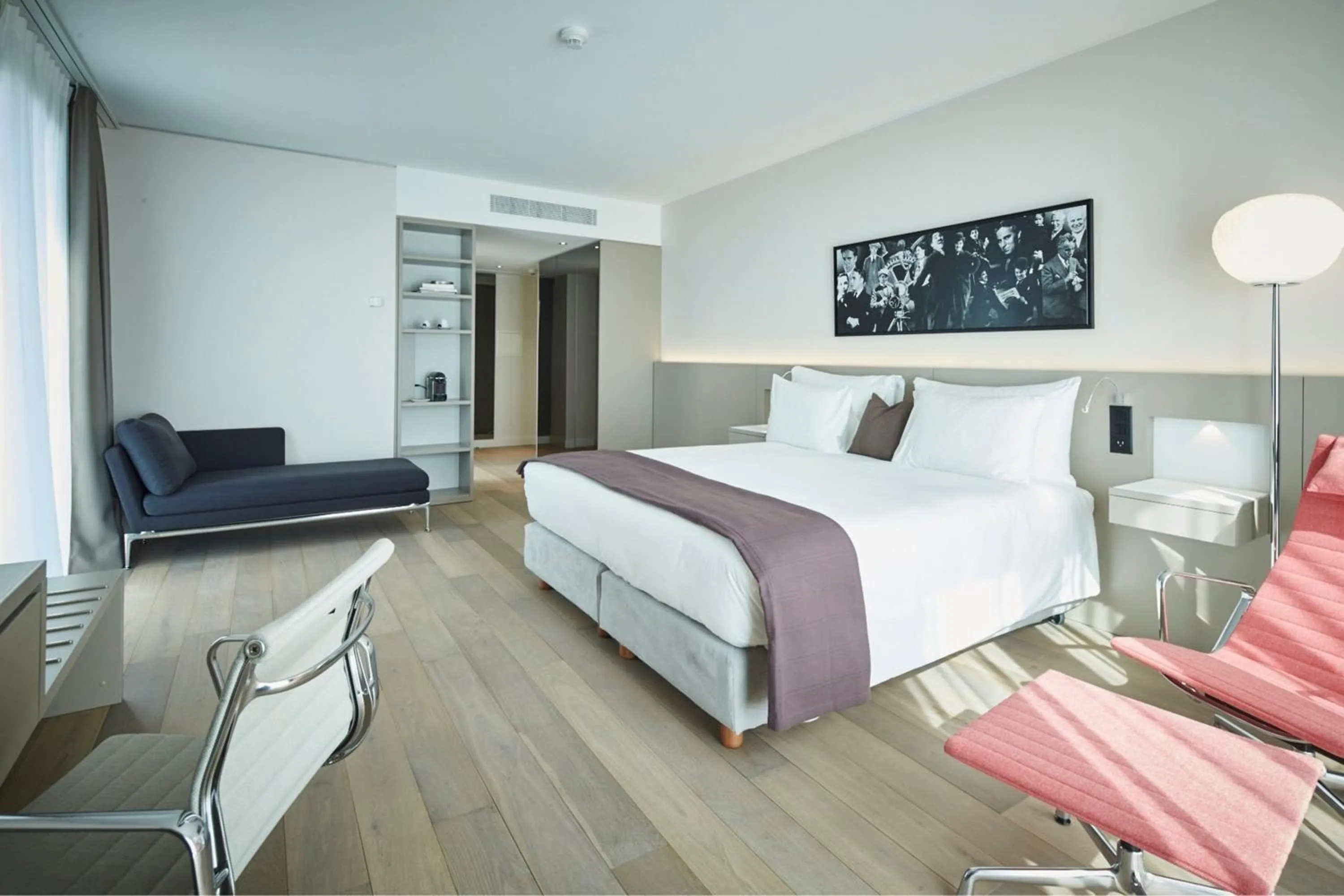 Photo of the whole room, Bed in Modern Times Hotel, Vevey, A Tribute Portfolio Hotel