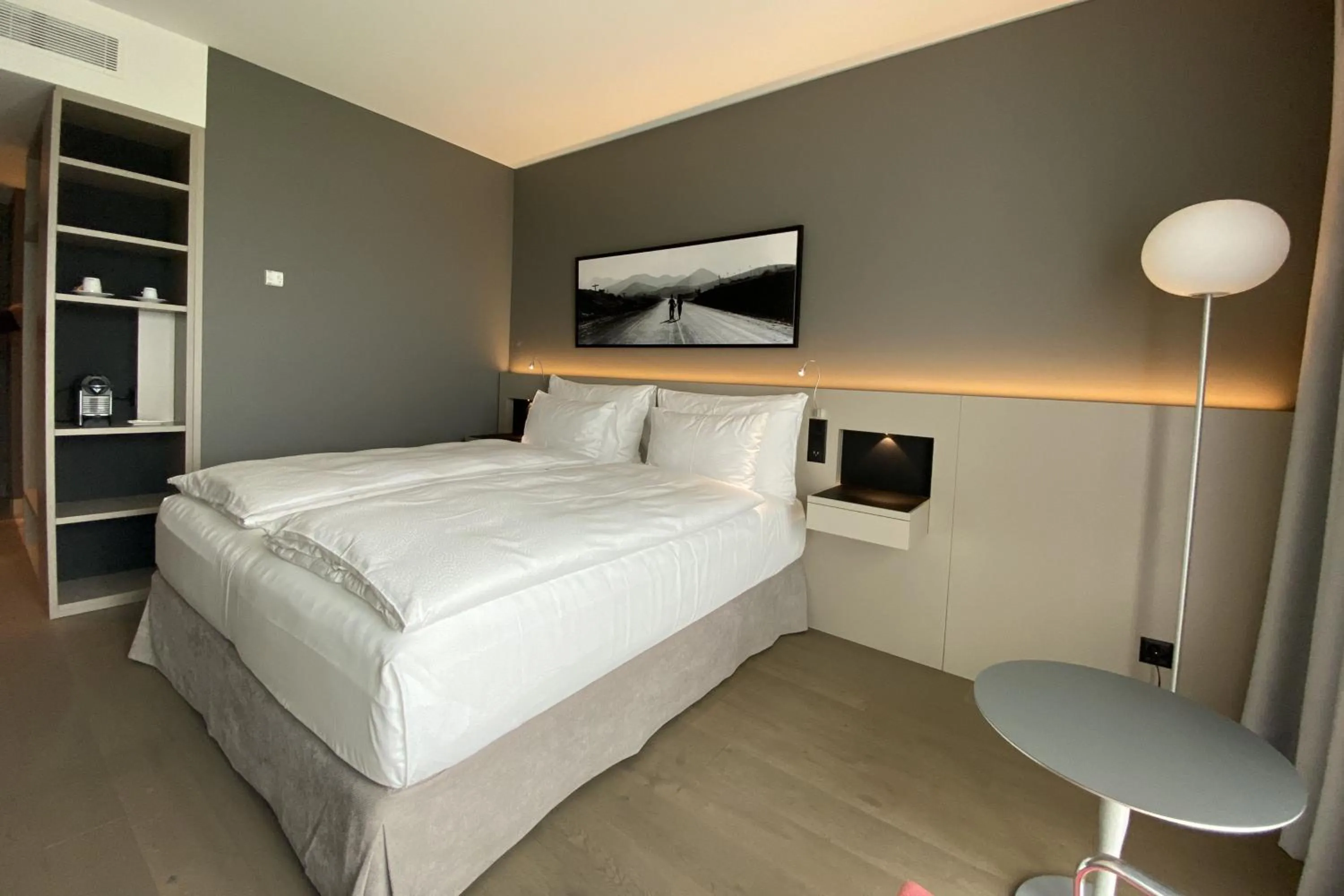 Bedroom, Bed in Modern Times Hotel, Vevey, A Tribute Portfolio Hotel
