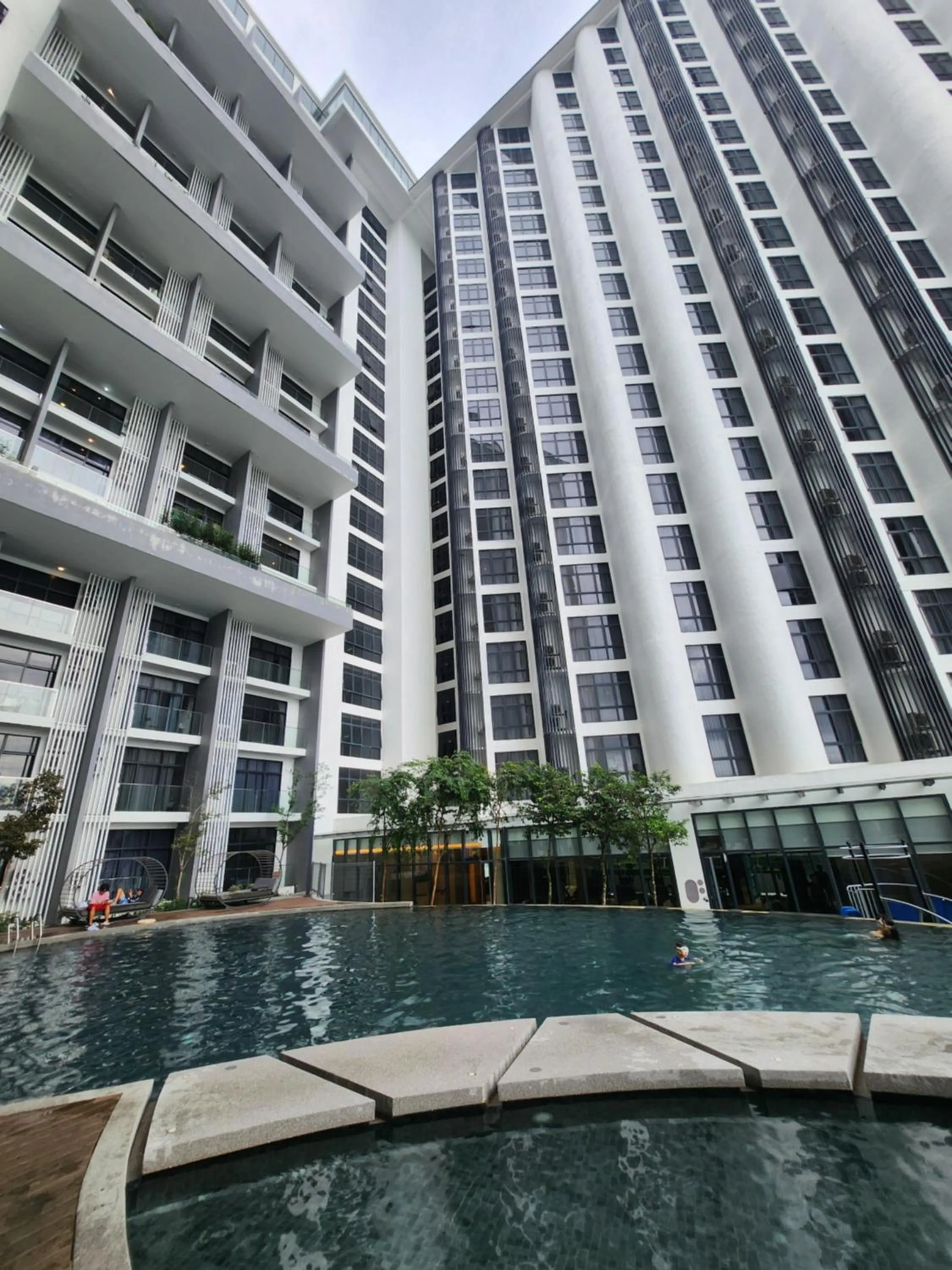 Swimming pool in The Shore Kota Kinabalu