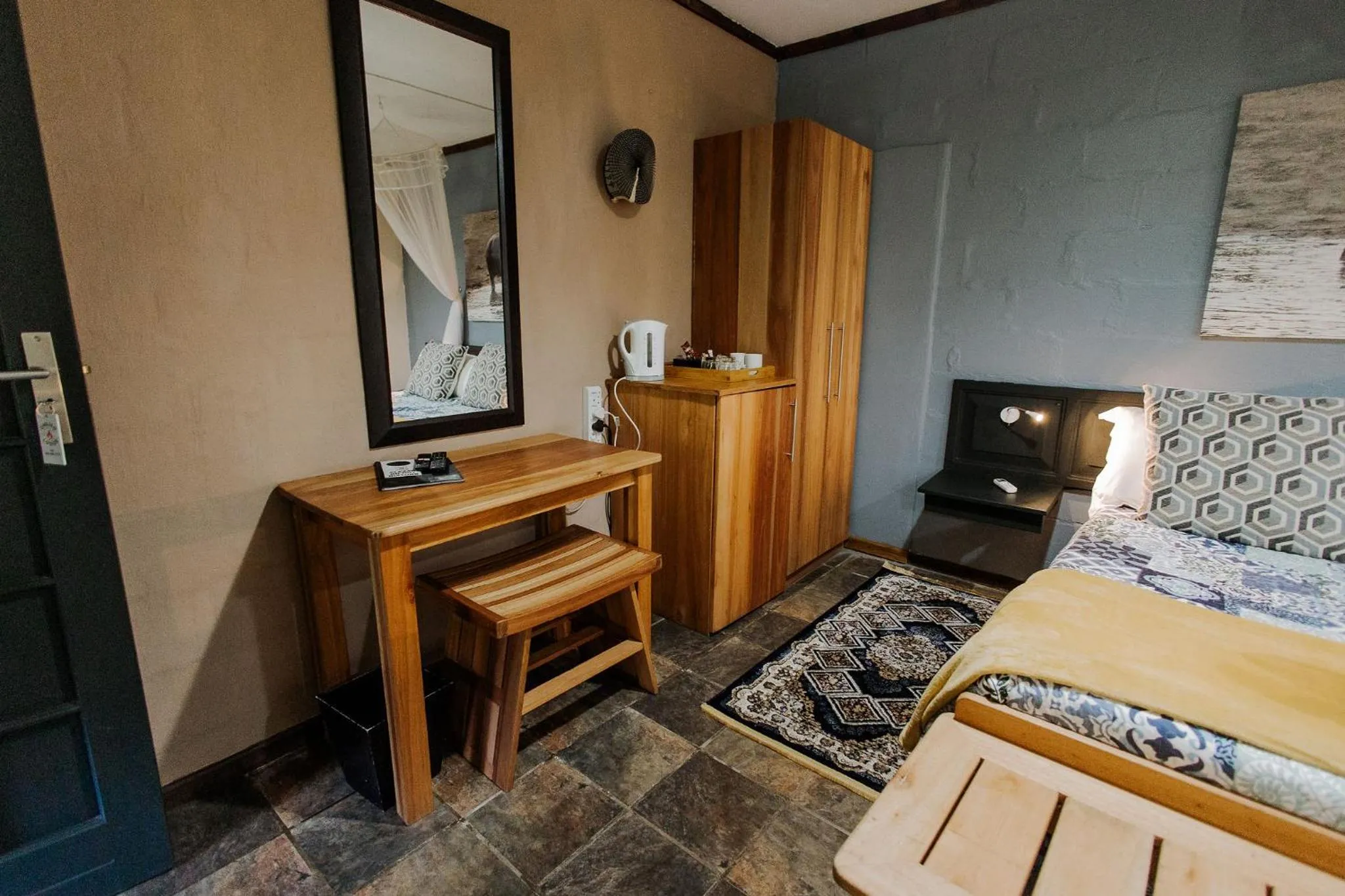 Bed in Umlilo Guest House