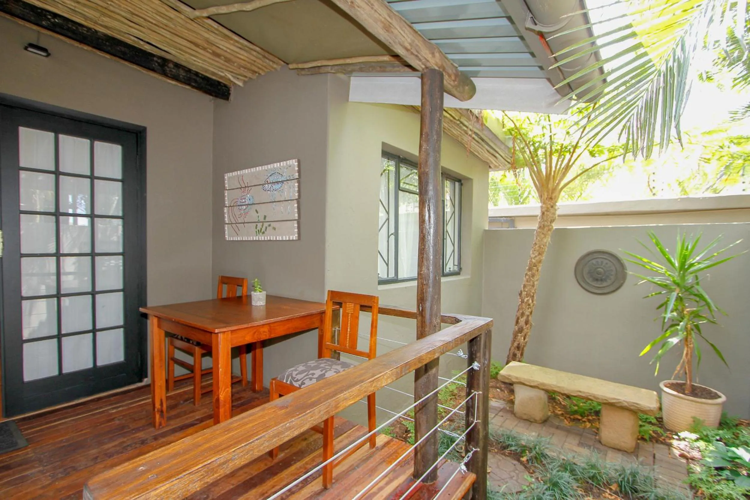 Balcony/Terrace in Umlilo Guest House