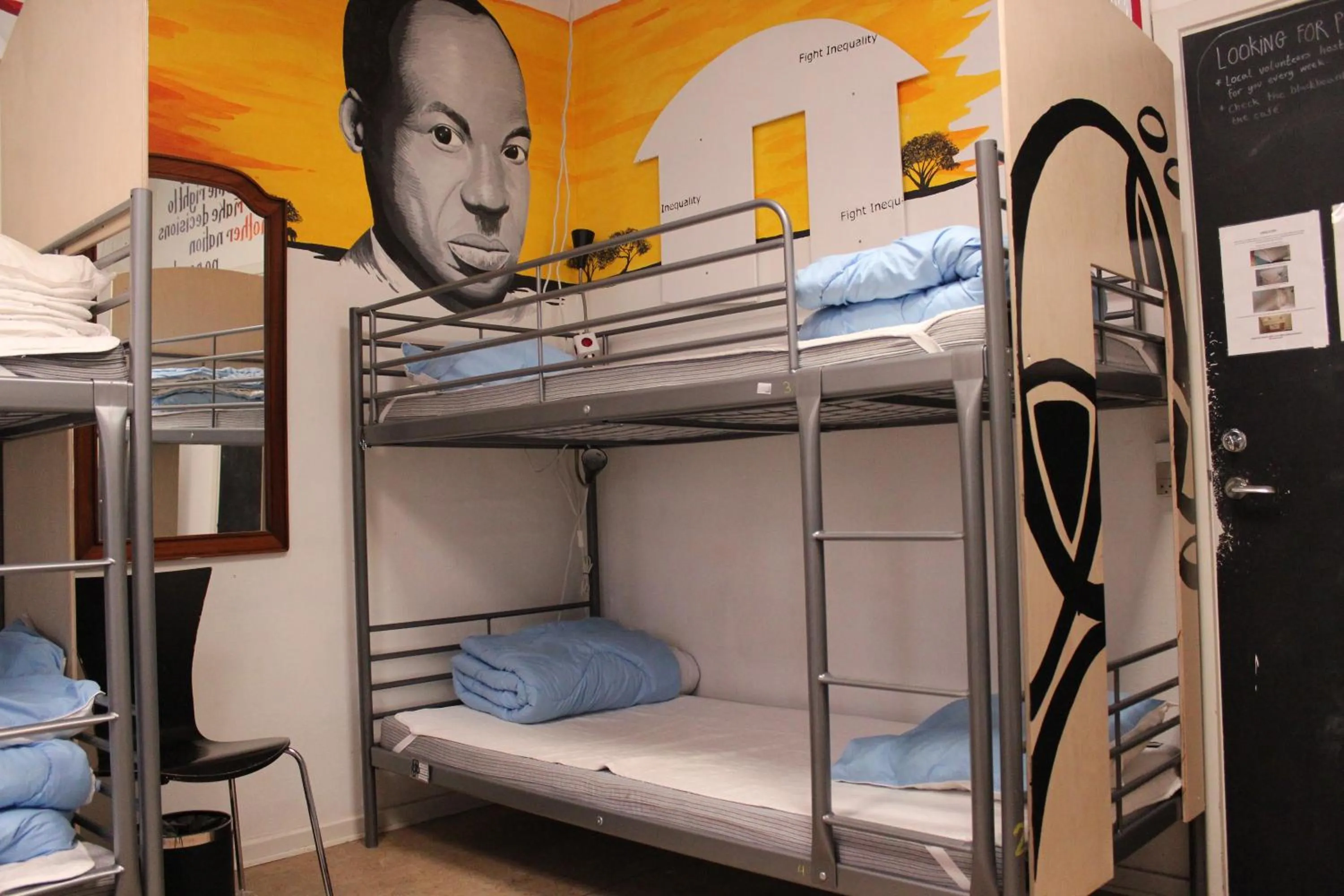 group of guests in Globalhagen Hostel