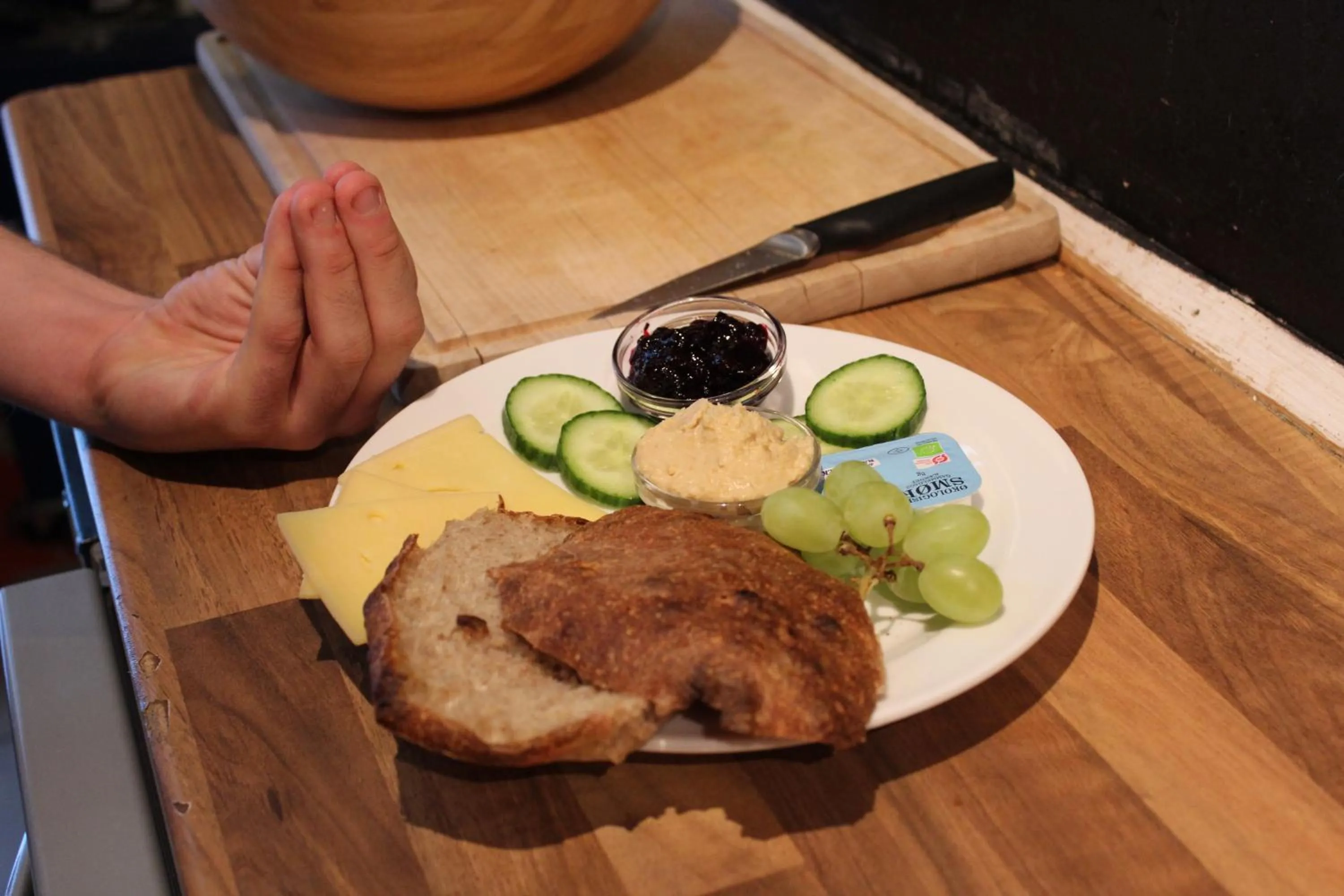 Restaurant/places to eat in Globalhagen Hostel