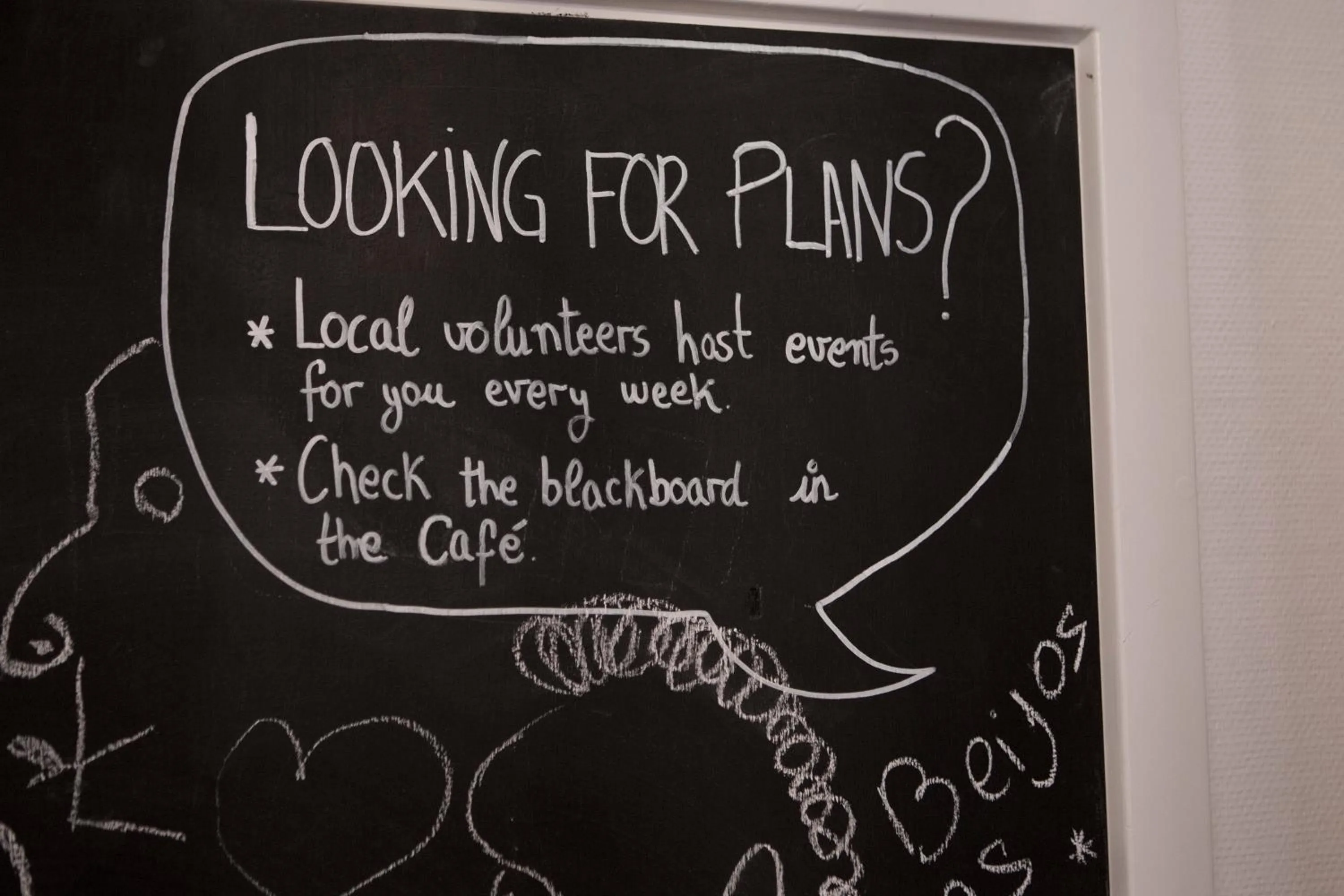 Decorative detail in Globalhagen Hostel