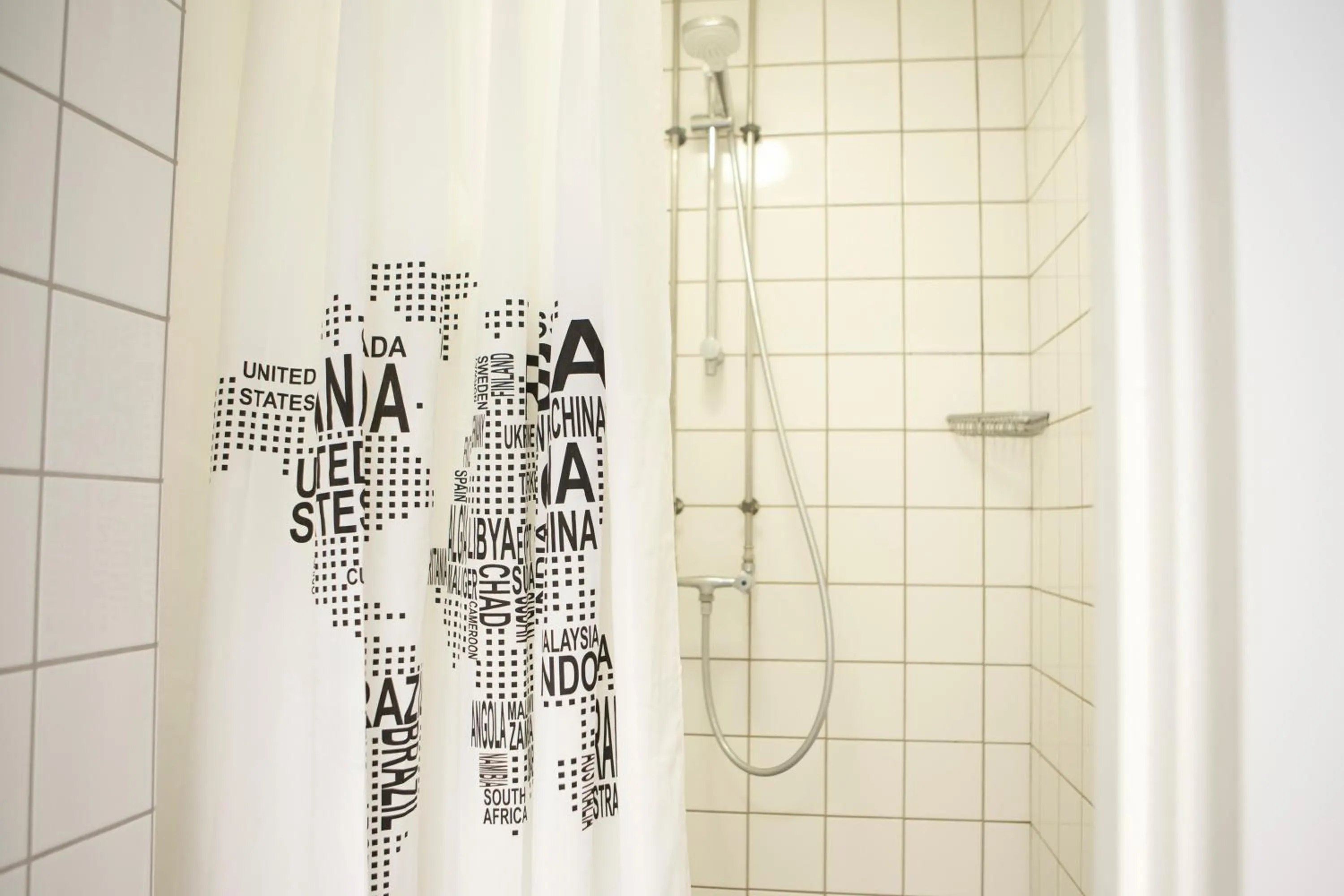 Shower in Globalhagen Hostel