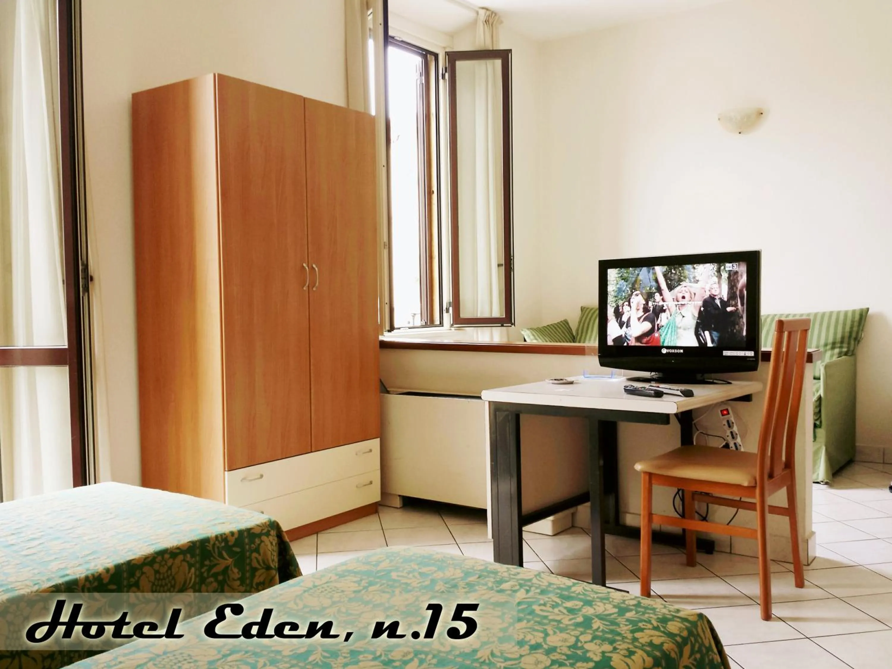 Decorative detail, Bed in Hotel Eden