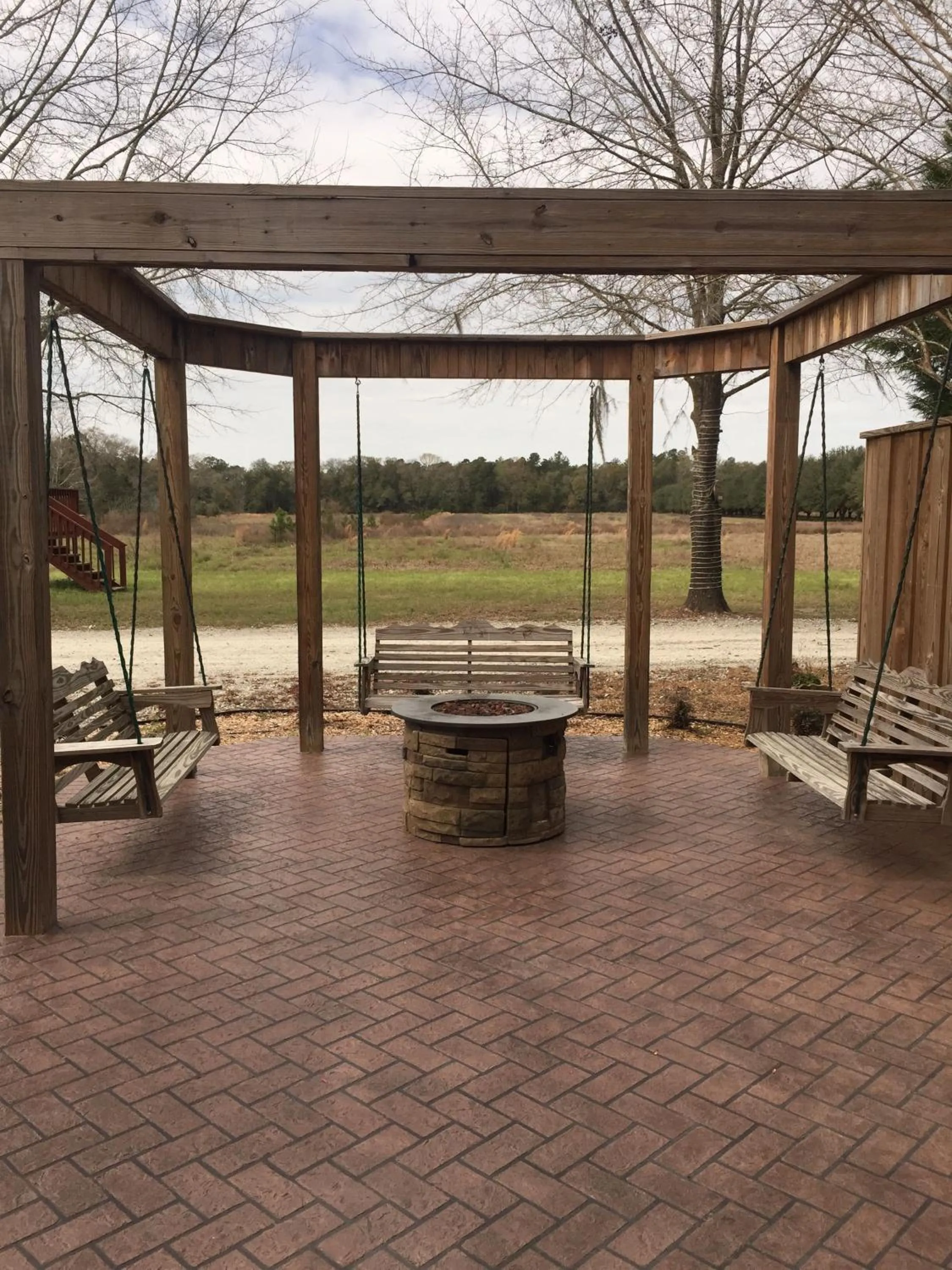 Patio in Red Fern Plantation Lodge