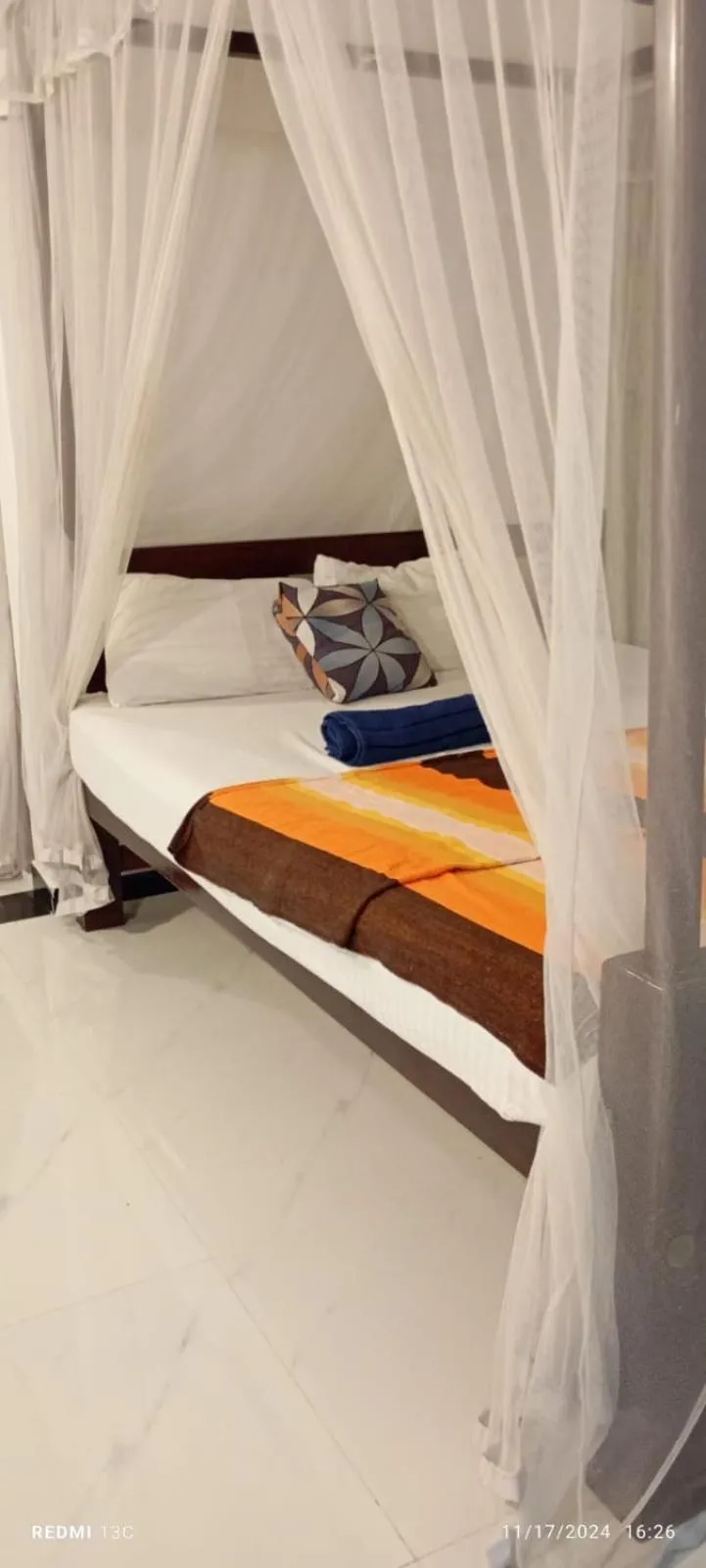 Bed in Weligama Bay Eco Villa