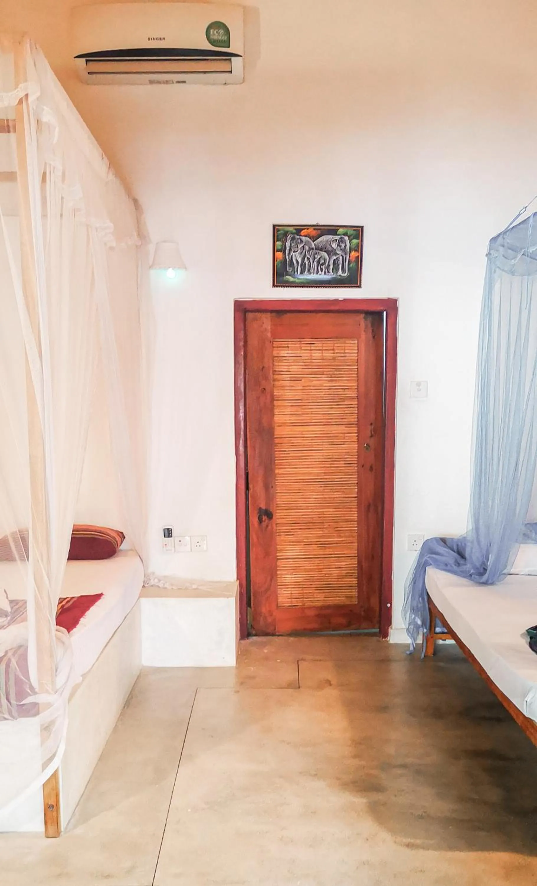 Bed in Weligama Bay Eco Villa