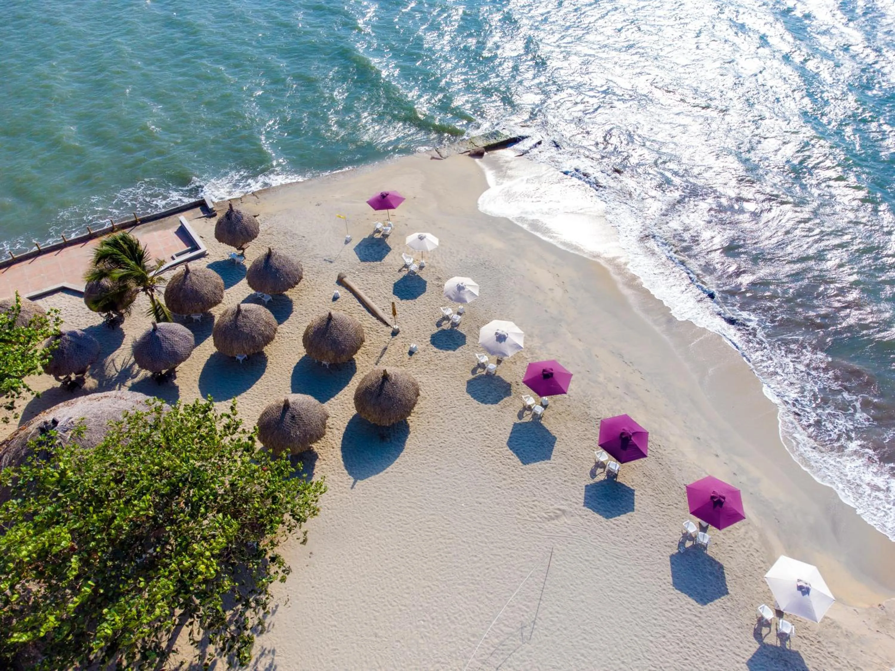 Beach in Hotel Santorini Casablanca Resort