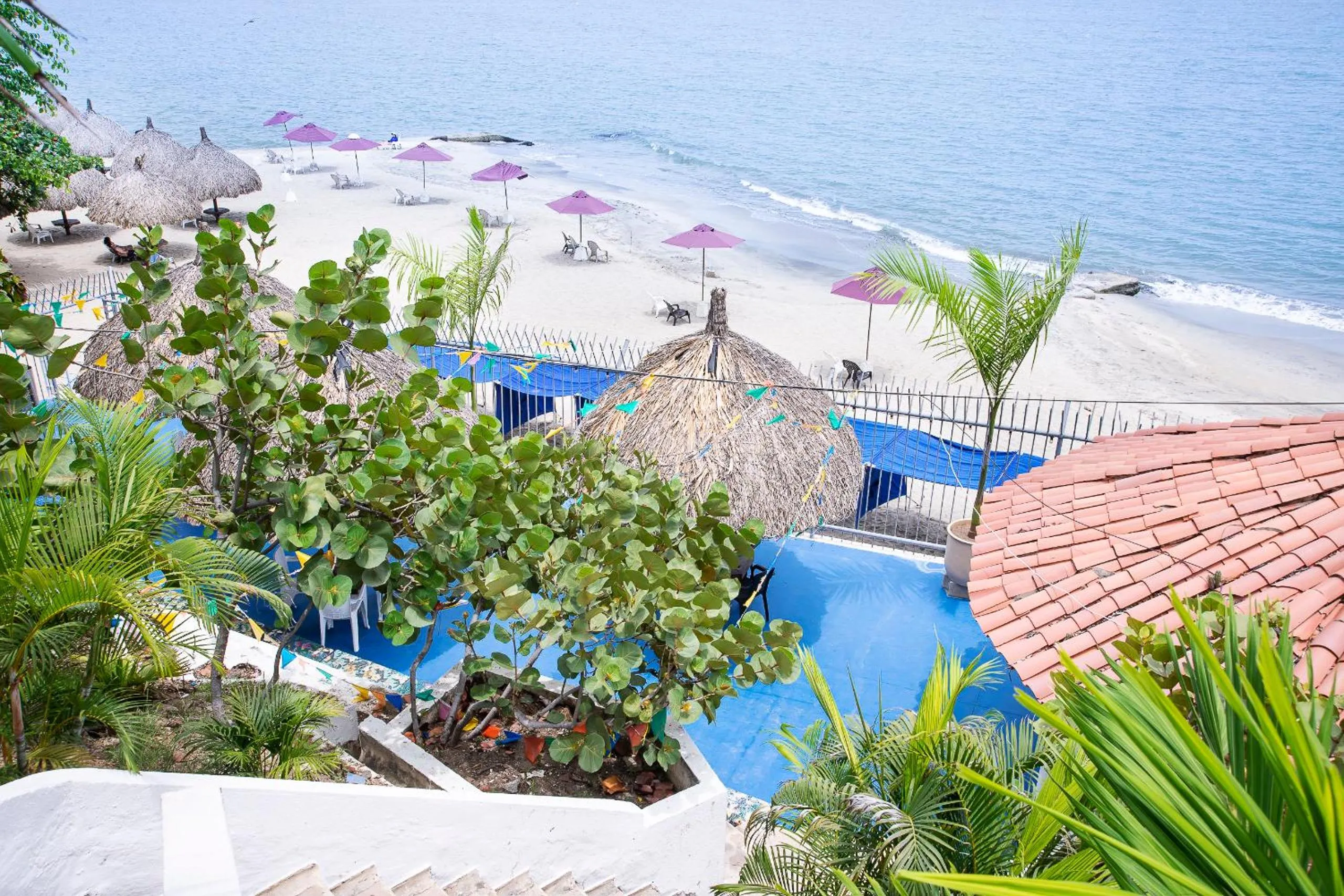 Beach in Hotel Santorini Casablanca Resort