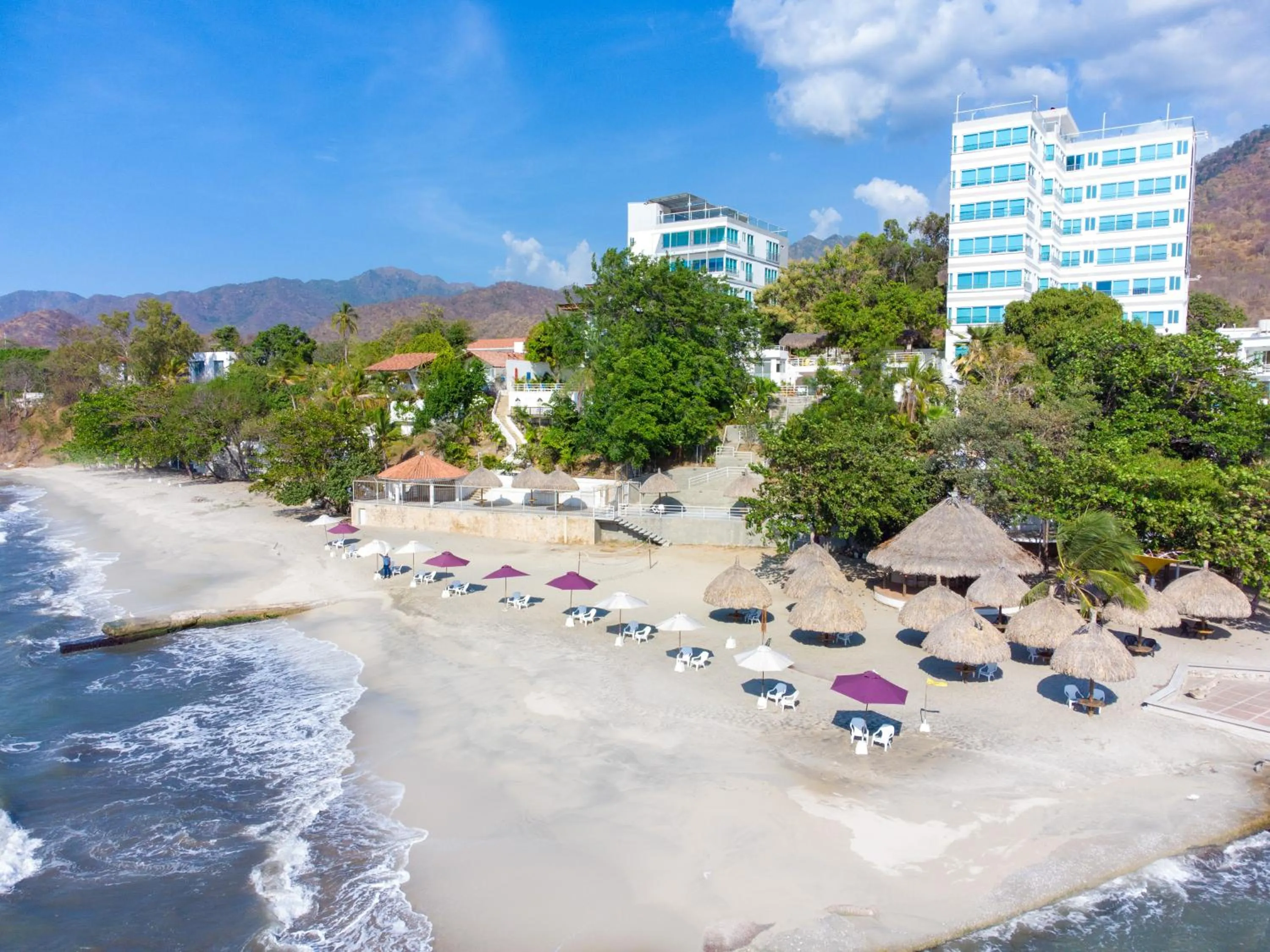 Beach in Hotel Santorini Casablanca Resort
