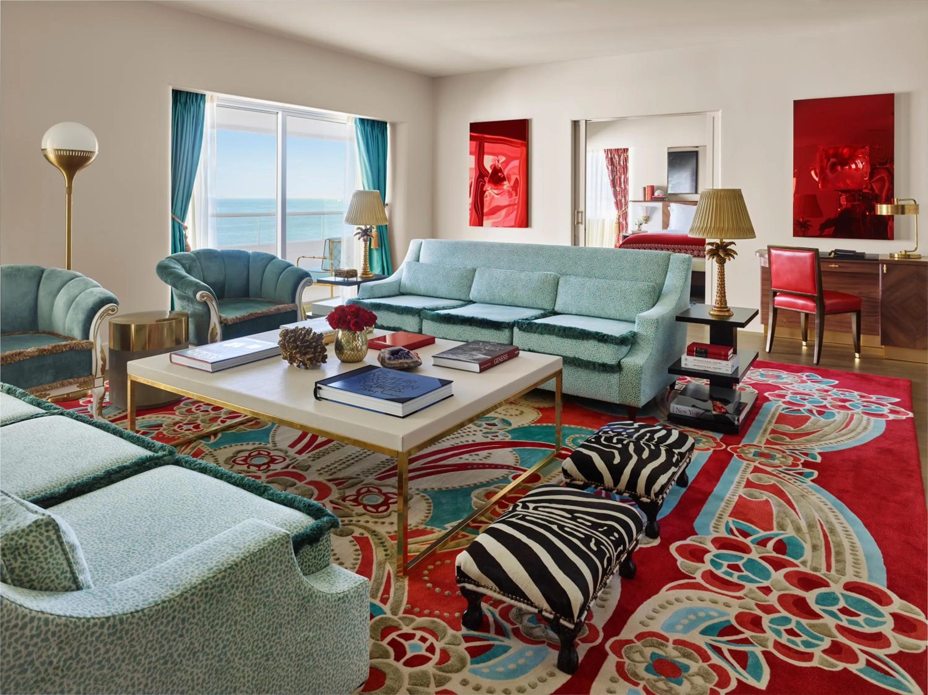 Living room in Faena Hotel Miami Beach