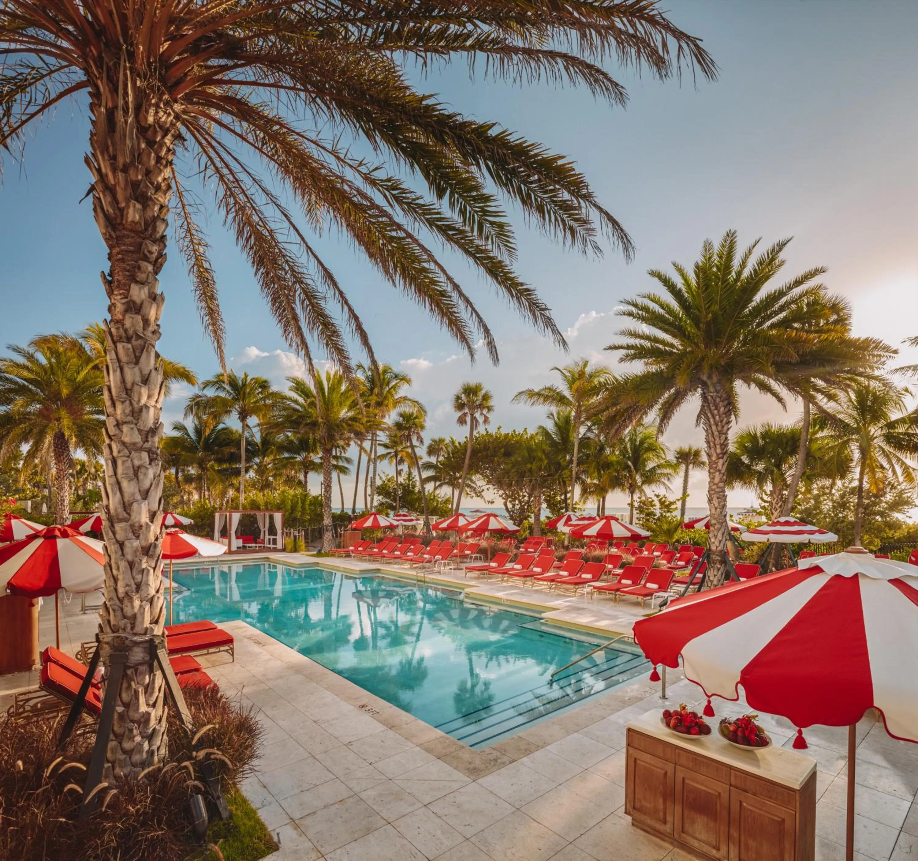 Pool view in Faena Hotel Miami Beach
