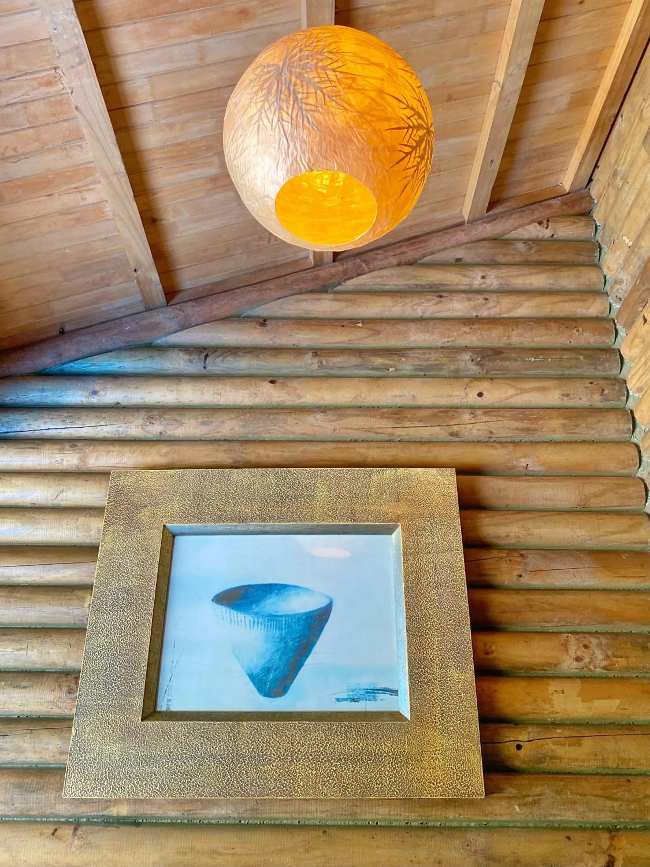 Decorative detail in Horizon Hotel & Yoga center